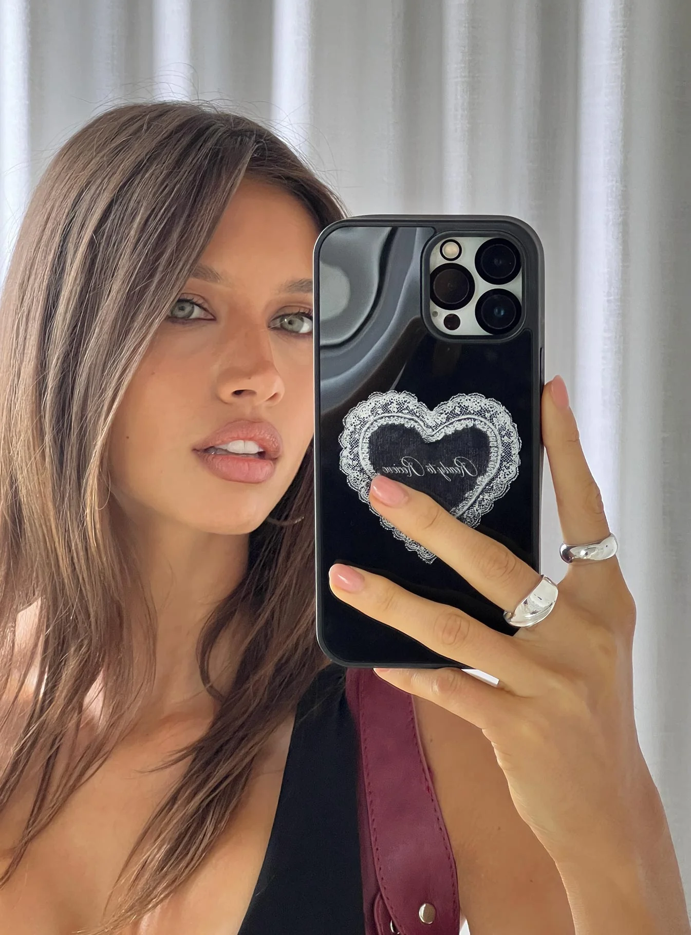 Ready To Receive iPhone Case Black