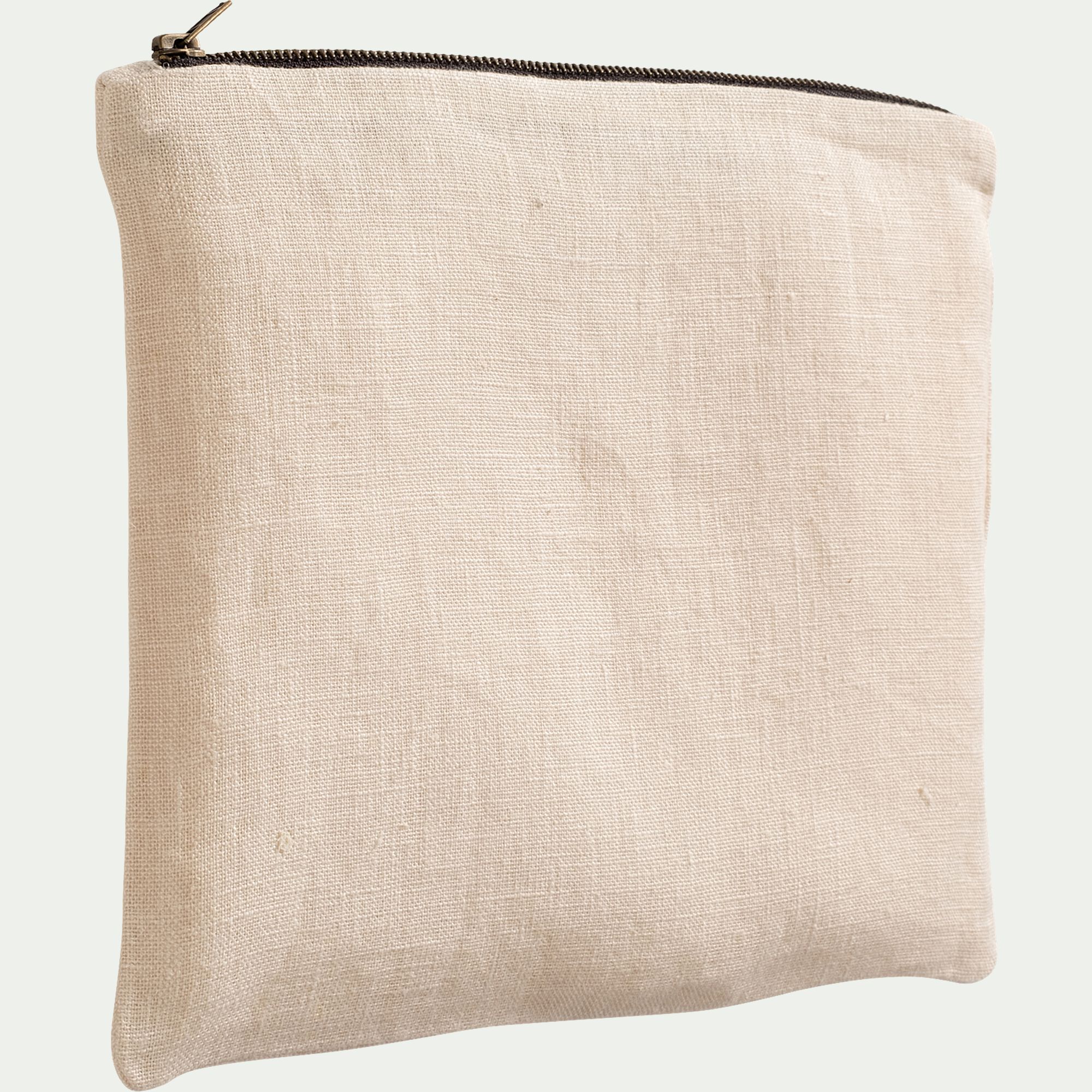 LUCETTE - Trousse de toilette en lin - naturel