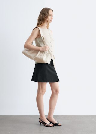 & Other Stories TAILORED VEST TOP