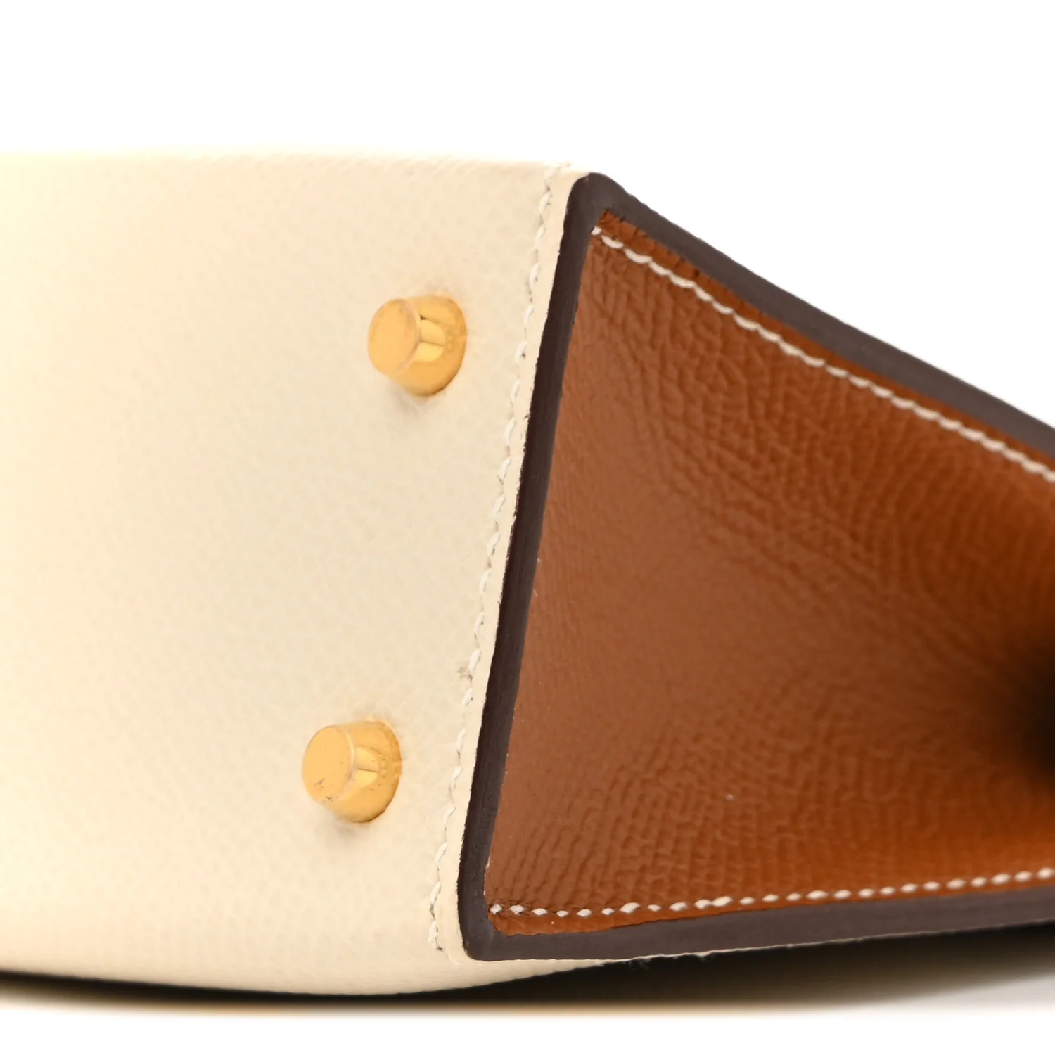 Epsom Horseshoe Mini Kelly Sellier 20 Craie Gold - Top Club