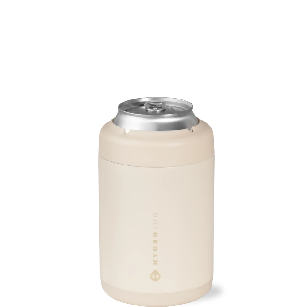 Can Cooler (Standard) FreeSip® Stainless Steel Water Bottle - Cream