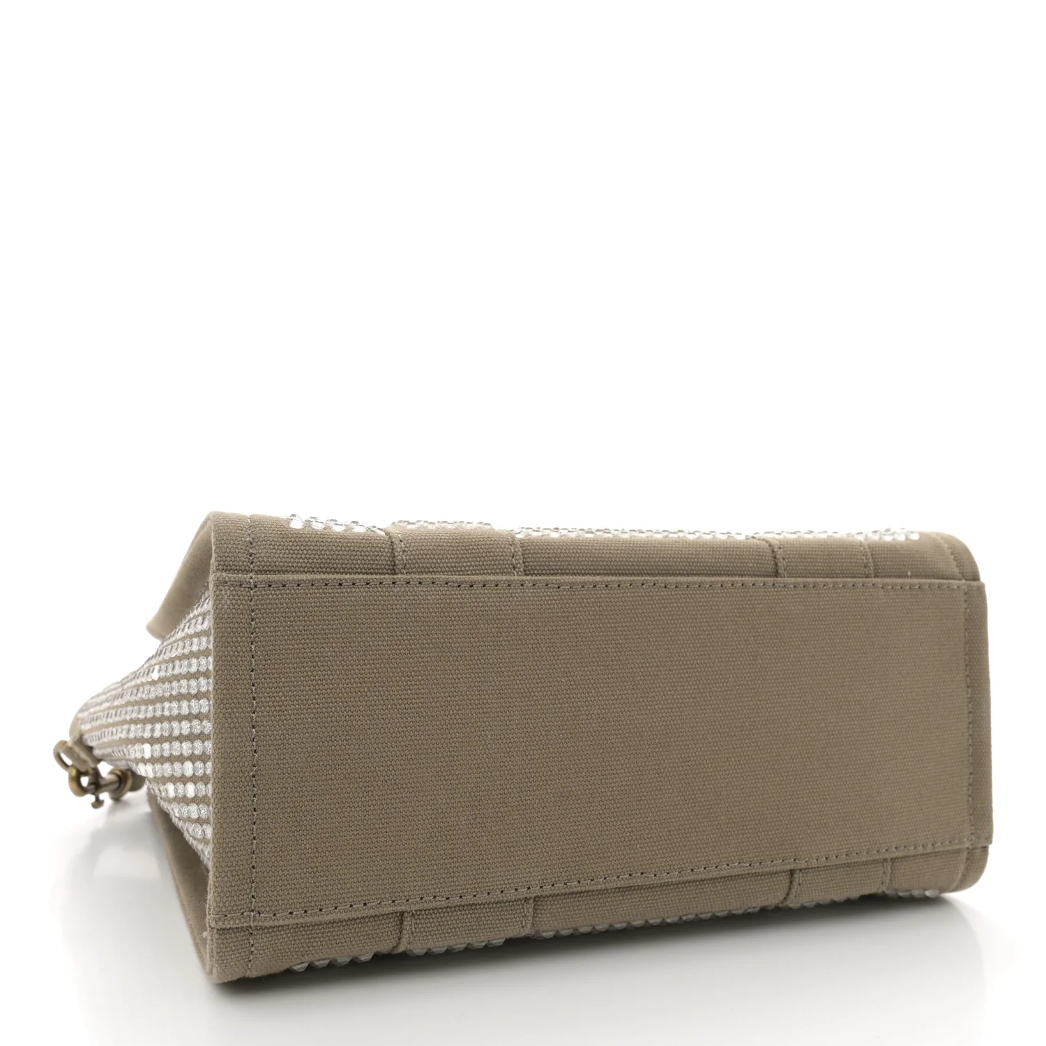 Crystal Canvas Small The Tote Bag Slate Green - Top Club
