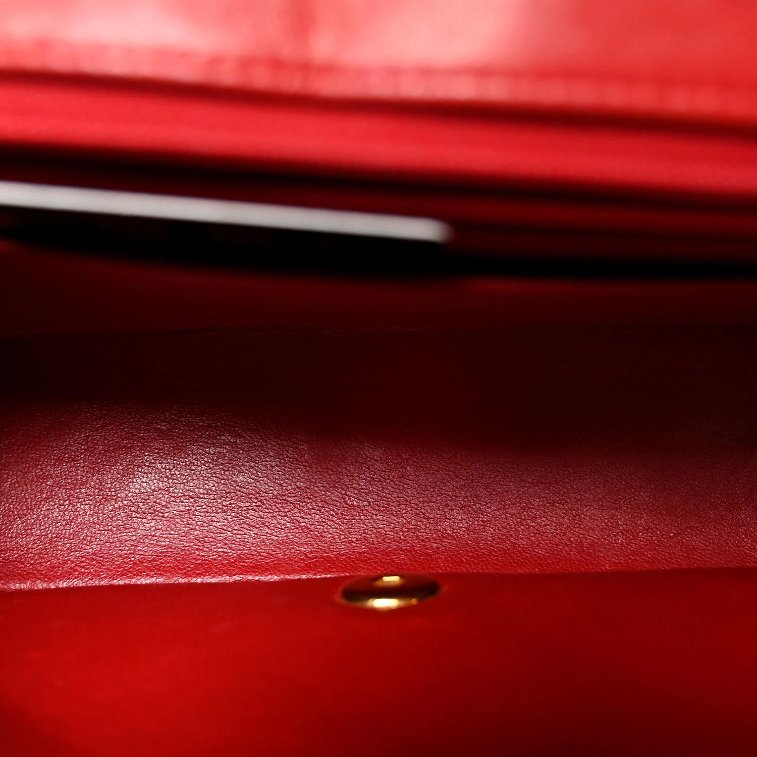 Lambskin Quilted Small Single Flap Red - Top Club
