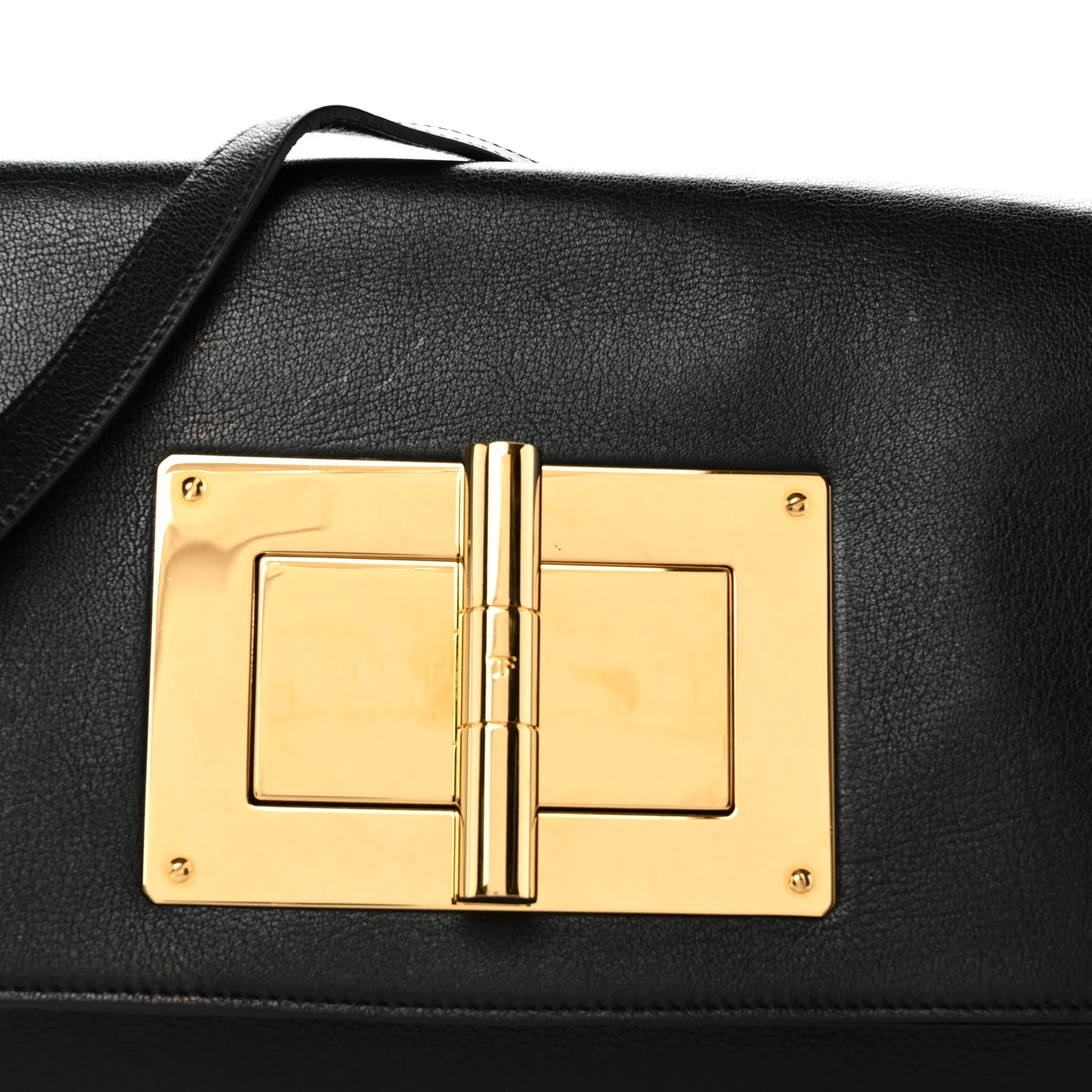 Calfskin Natalia Convertible Clutch Black - Top Club