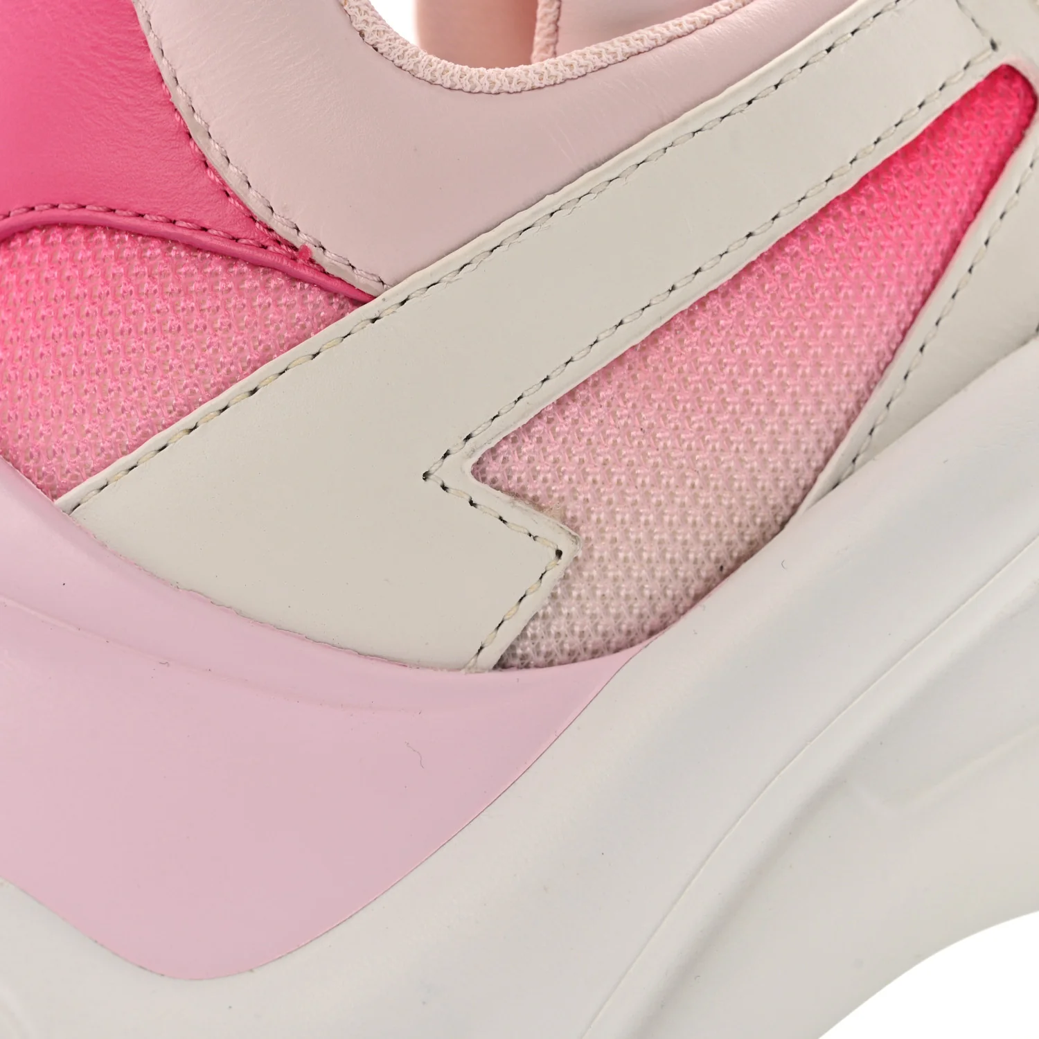 Calfskin Technical Nylon LV Archlight Sneakers 37 White Pink - Top Club