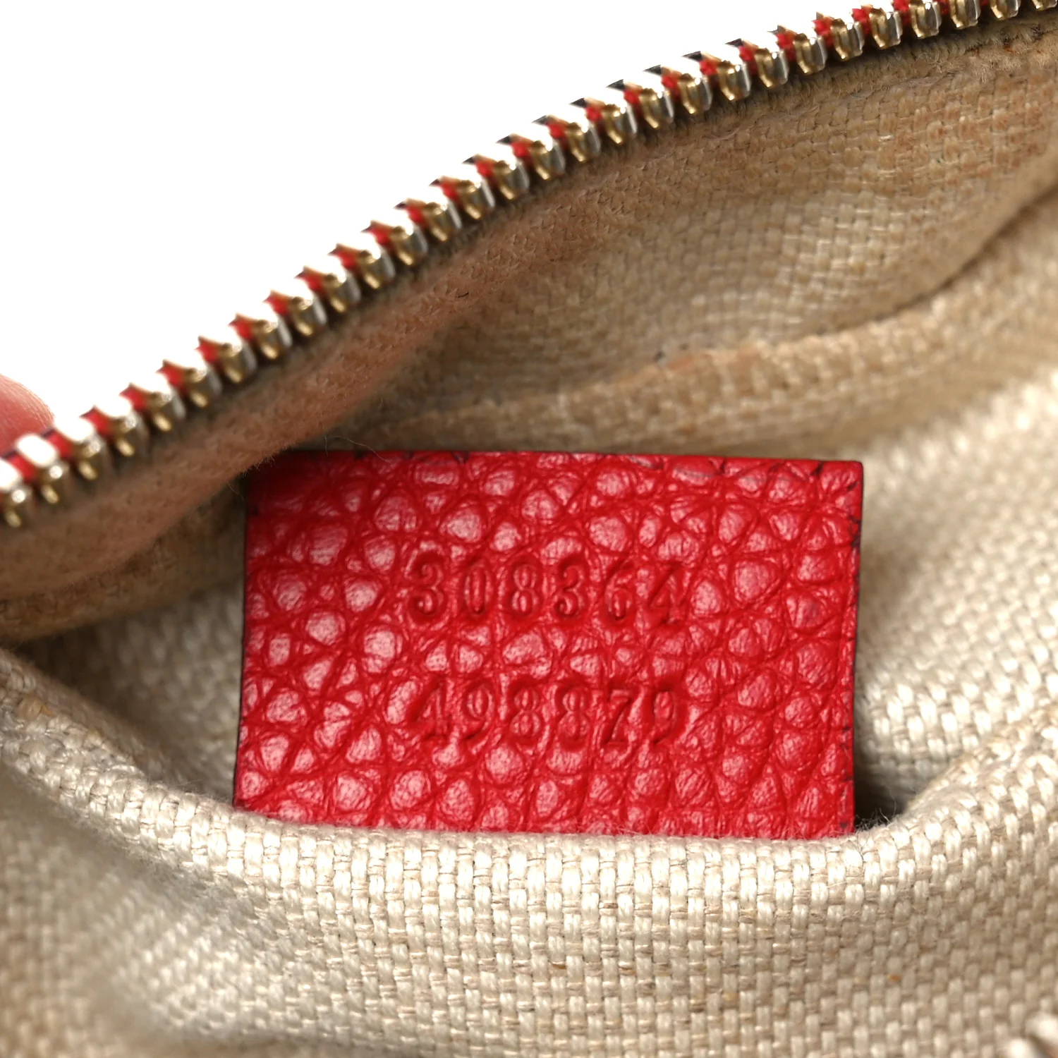 Pebbled Calfskin Small Soho Disco Bag Vibrant Red - Top Club