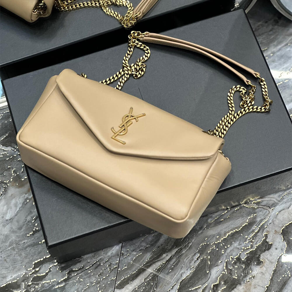 YSL calypso small in plunged lambskin - Top Club