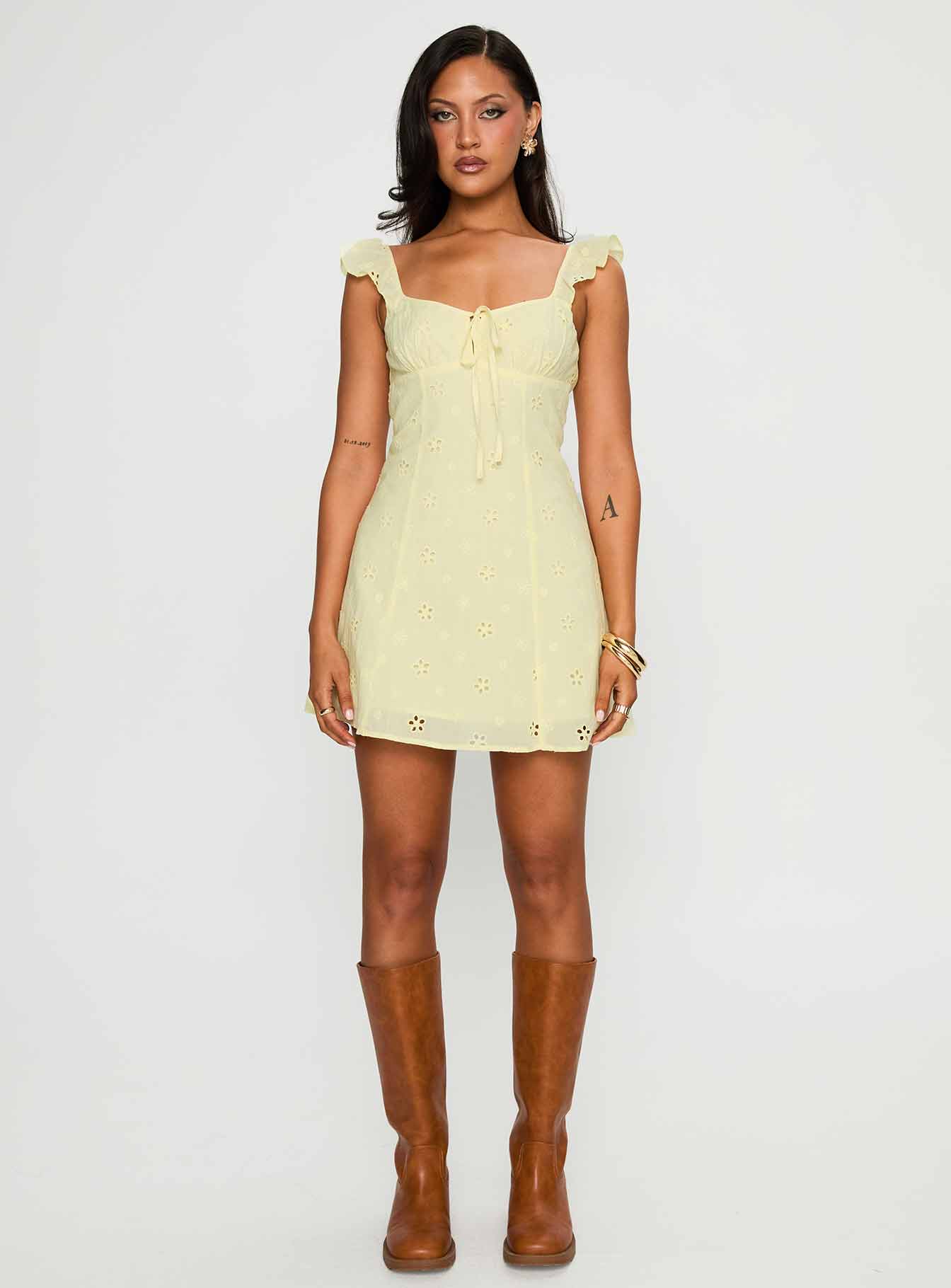Sunbather Mini Dress Yellow