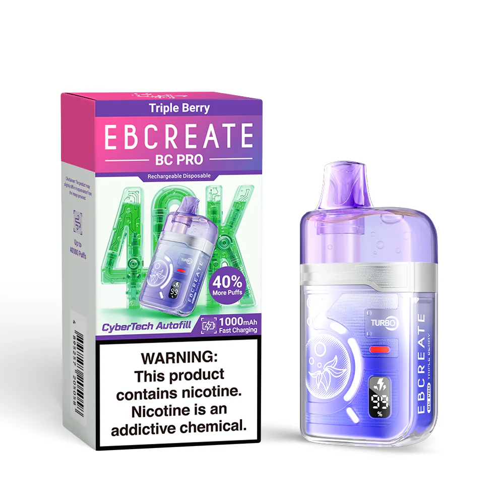 EBCREATE BC PRO Rechargeable Disposable Vape (All Flavours)