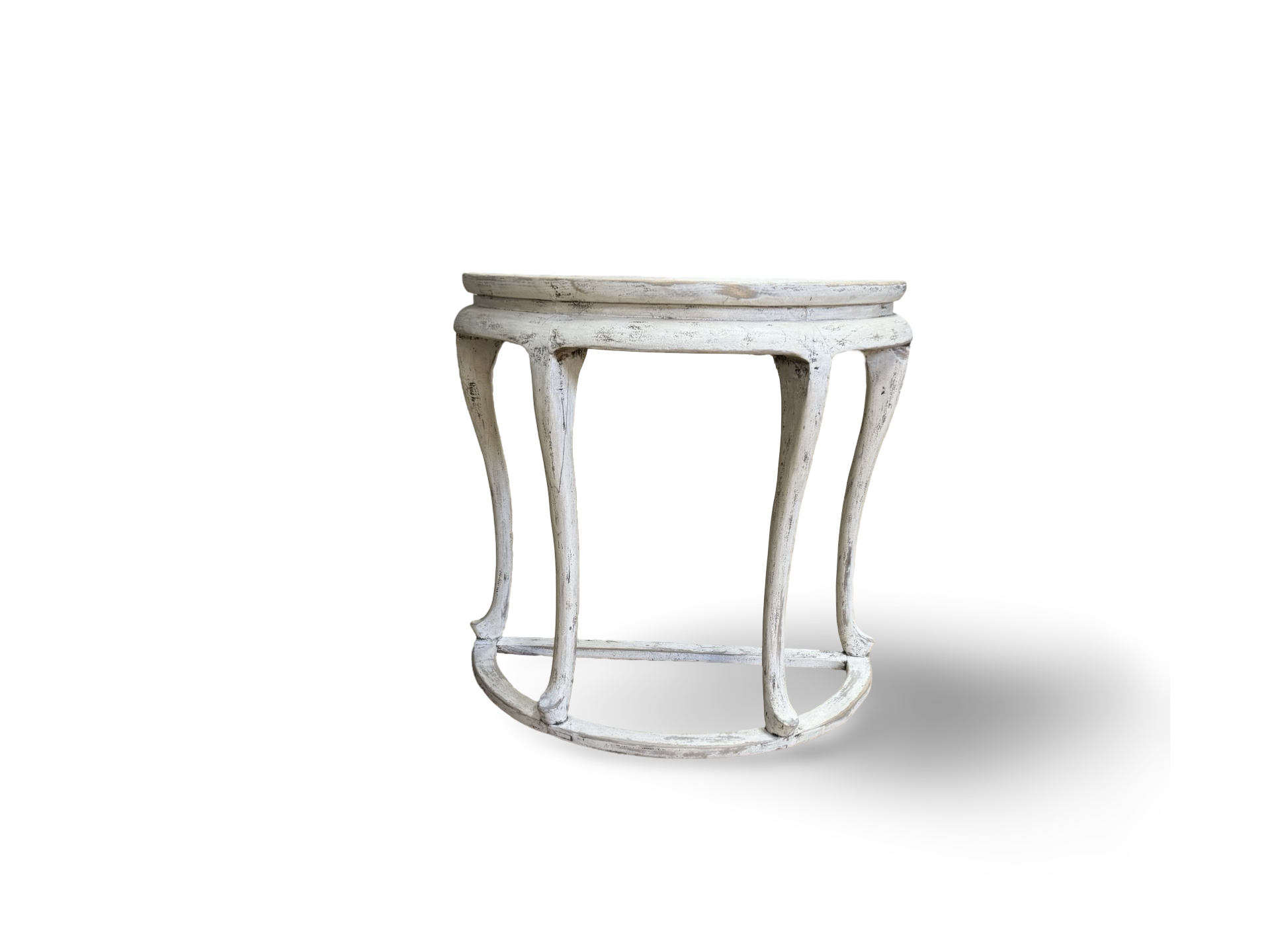 Wandtafel half rond wit uniek