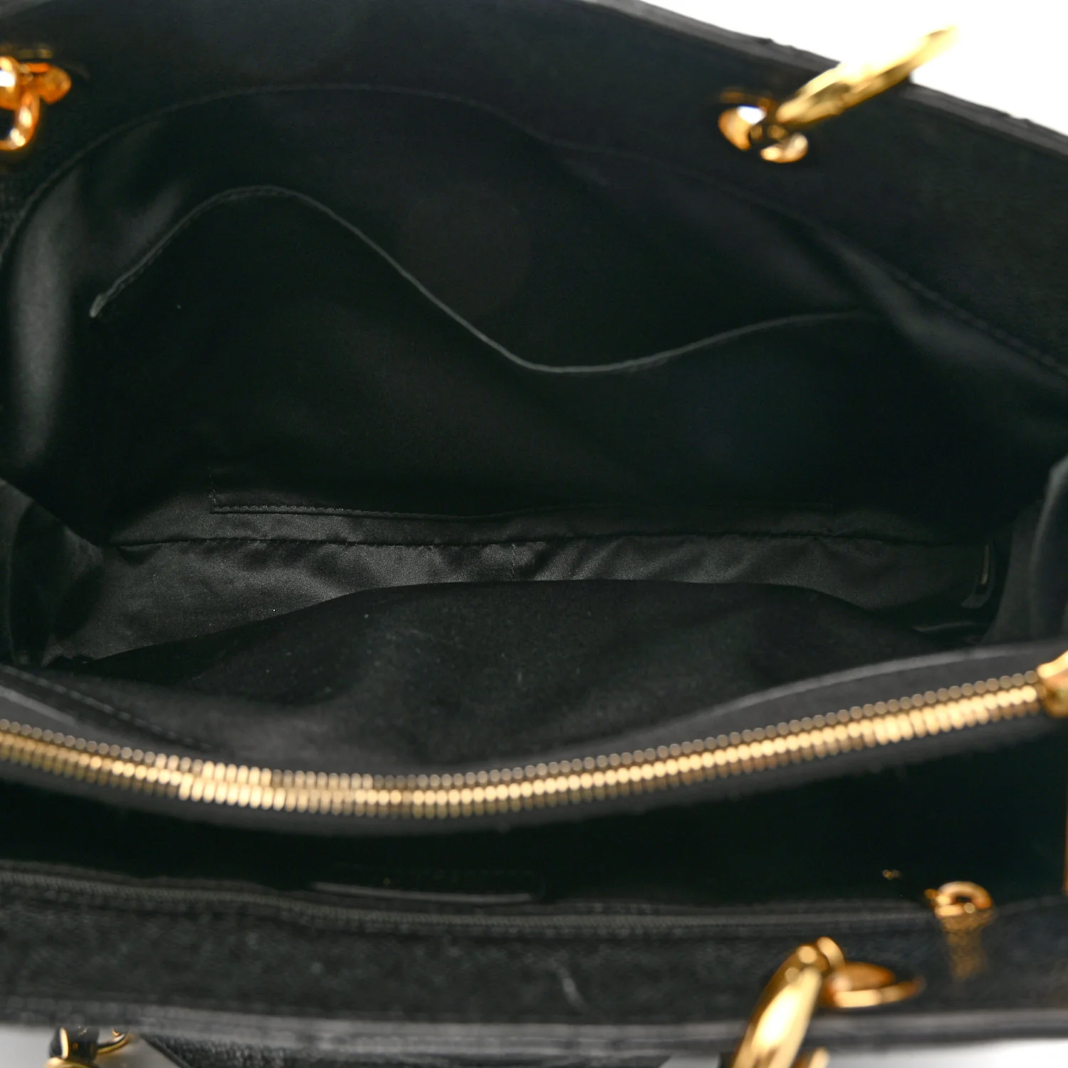 Caviar Quilted Grand Shopping Tote GST Black - Top Club