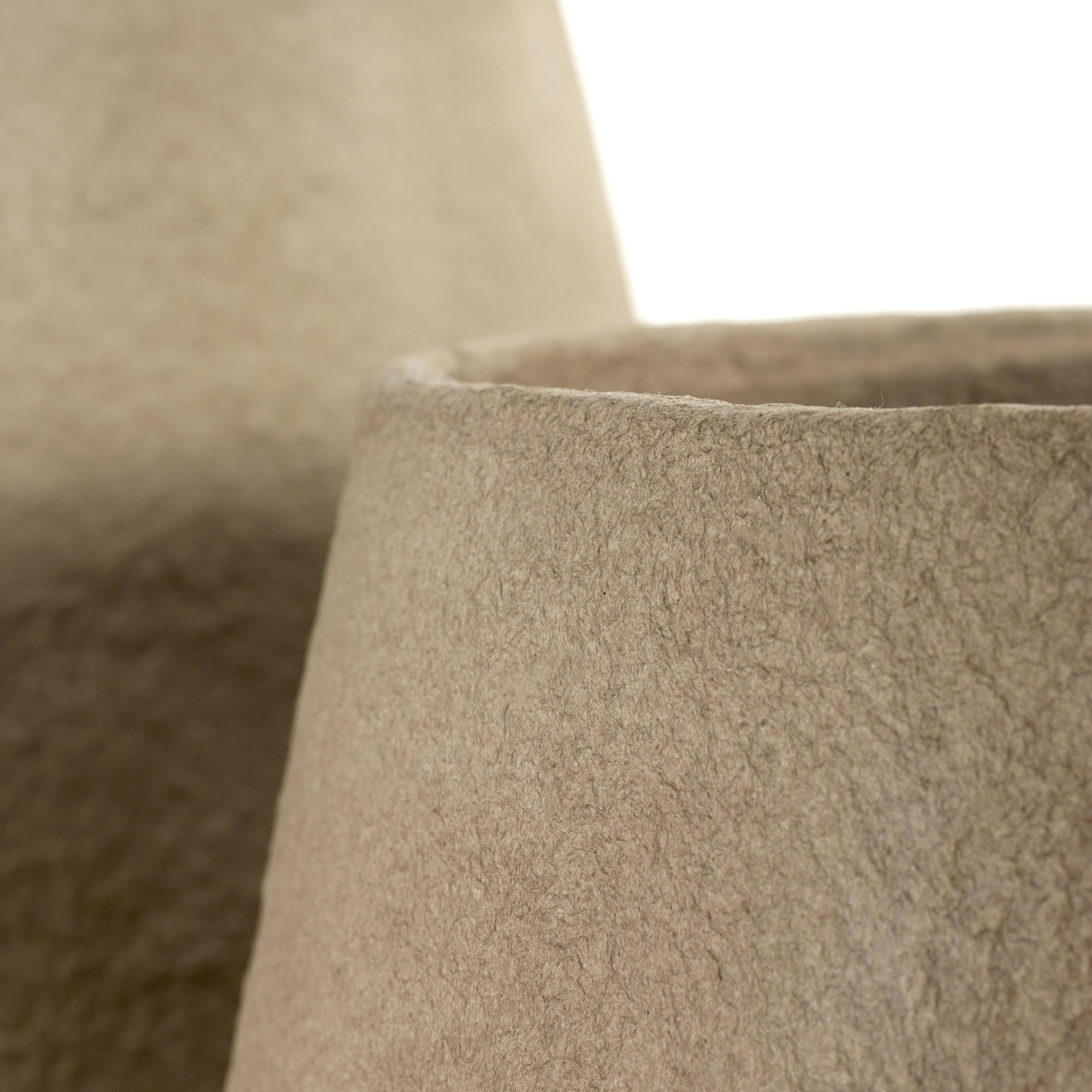 Bloempot Construct 01 brown L