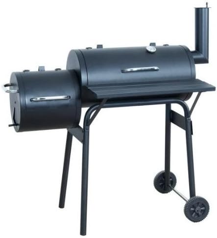 Tepro Griglia a Carbone Smoker Wichita, Nero, Area Grill: Circa 54 x 30 cm