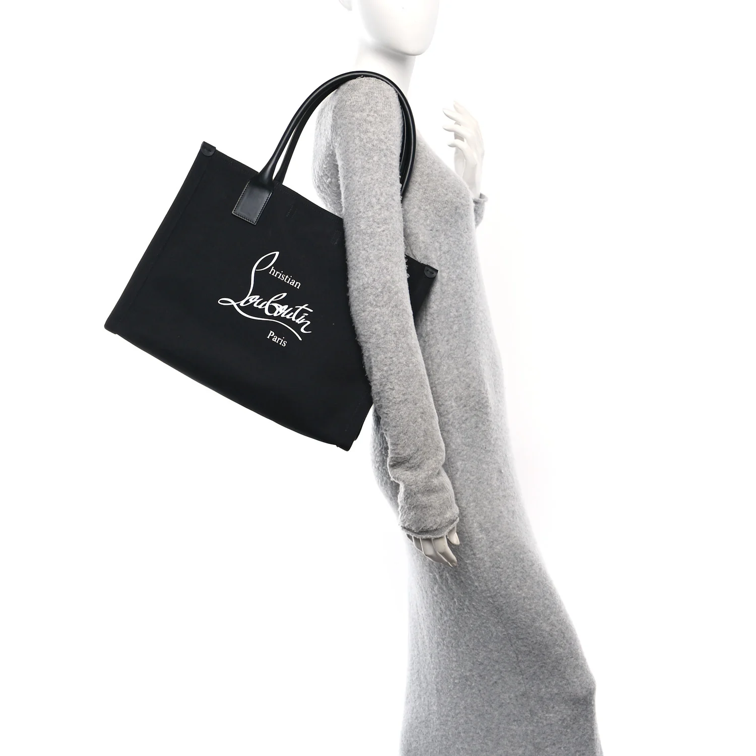 Canvas Nastroloubi Large Tote Black