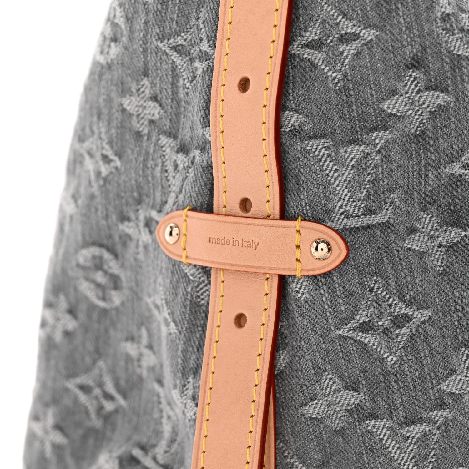 Monogram Denim CarryAll MM Washed Grey - Top Club