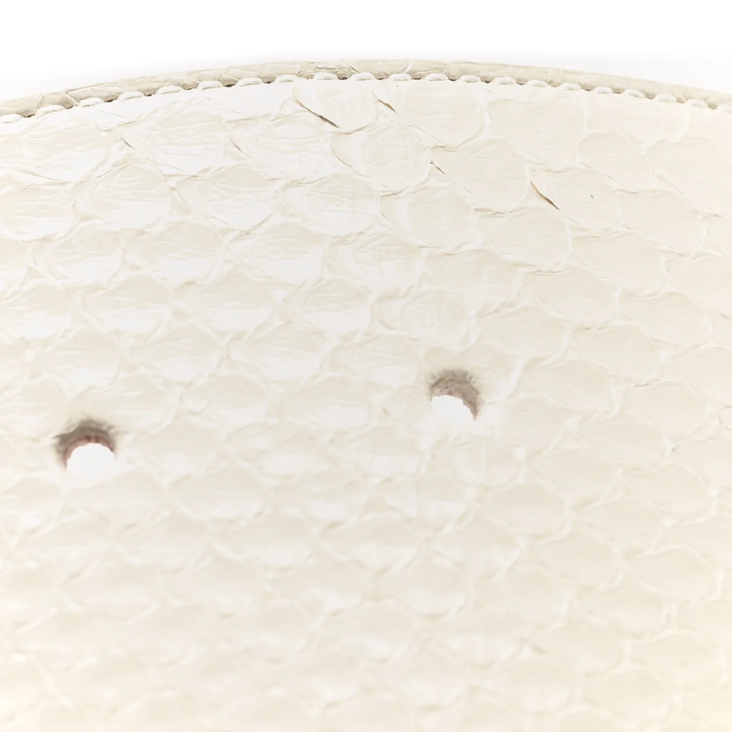 Snakeskin Corset Buckle Belt White - Top Club