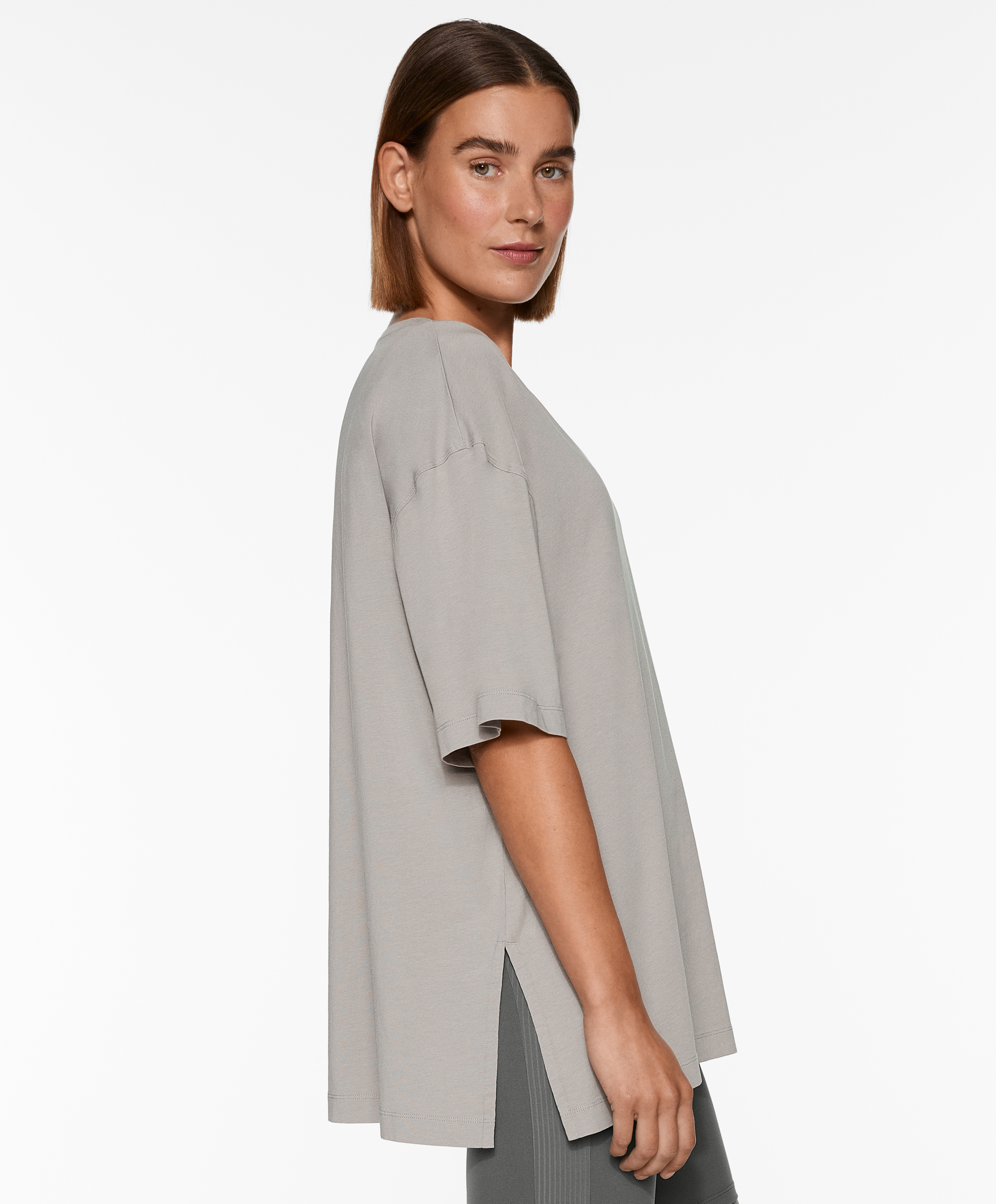 OYSHO Short sleeve cotton blend T-shirt