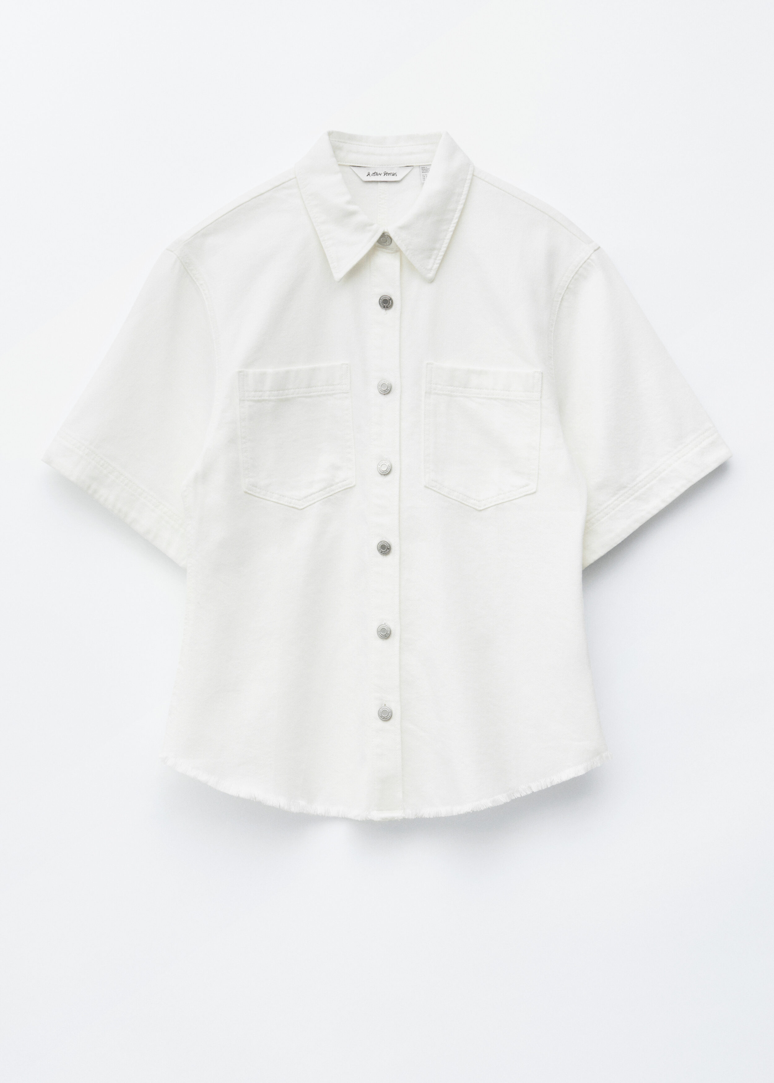 & Other Stories RELAXED SHORT-SLEEVE DENIM SHIRT