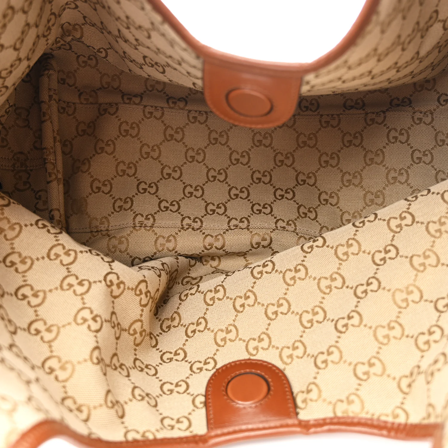 Soft Glossy Calfskin Large Giglio Tote Dark Brown - Top Club