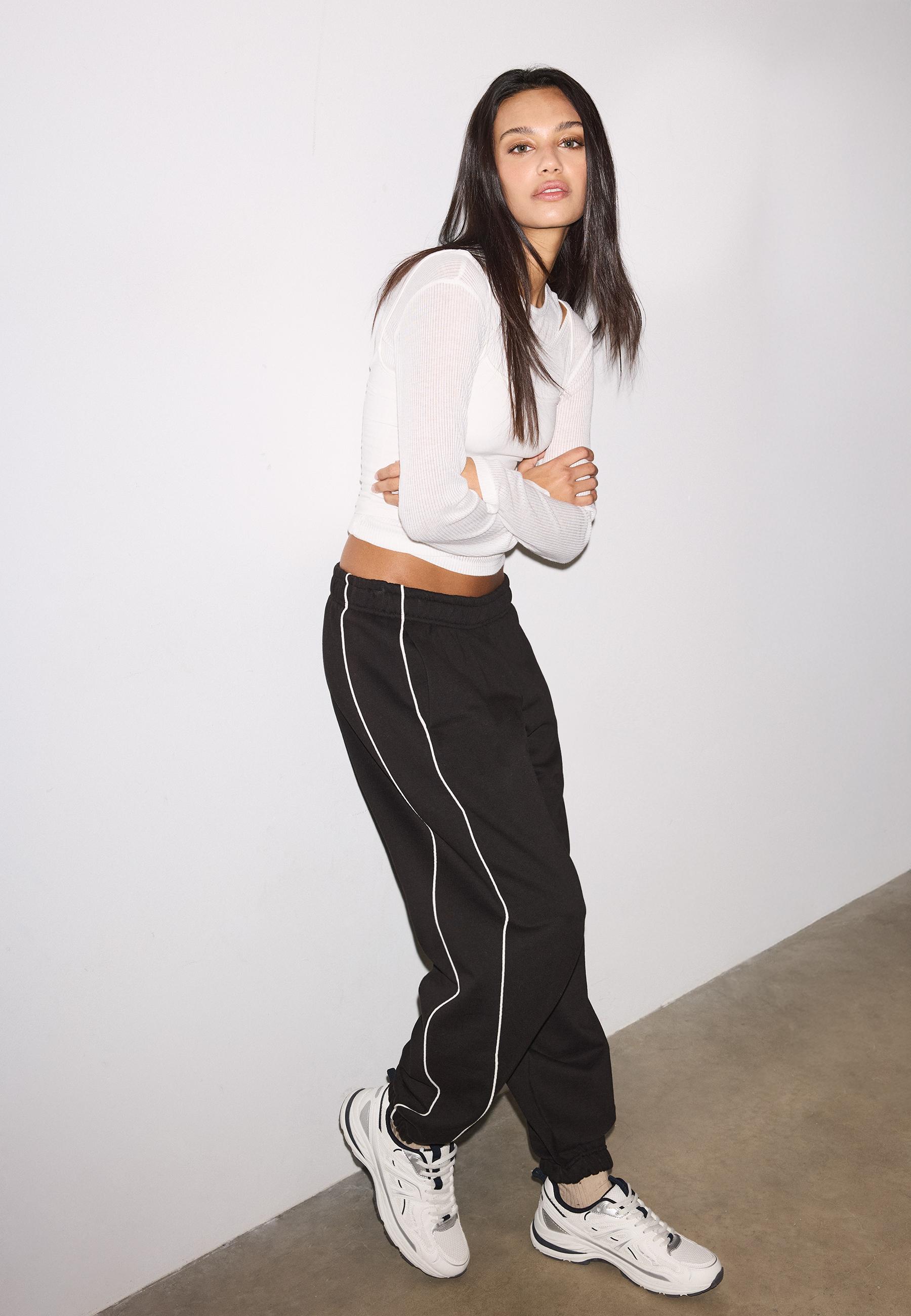 PIPING JOGGER TROUSERS