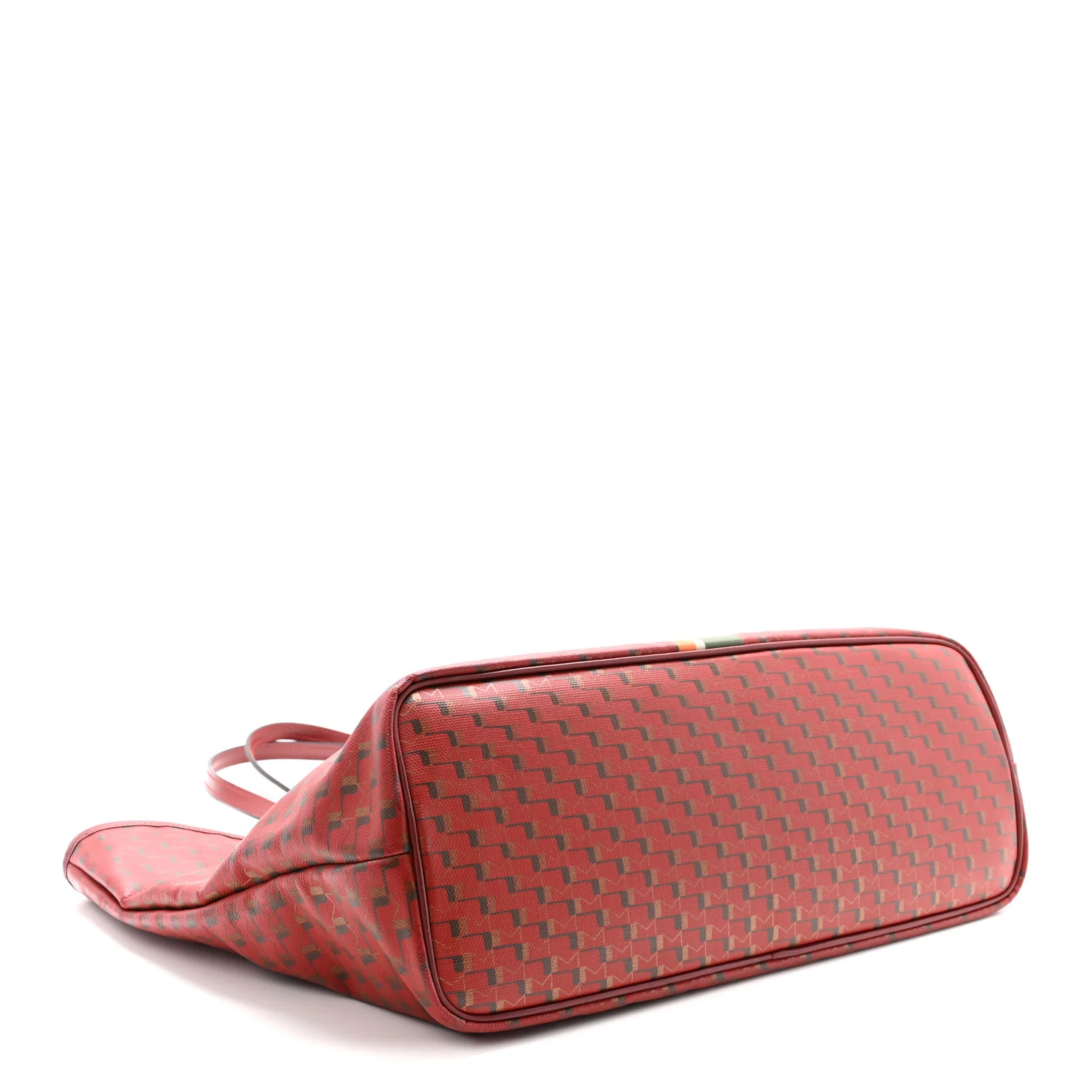 Grained Calfskin Canvas 1920 Oh! Tote Ruban GM Madder Bronze - Top Club