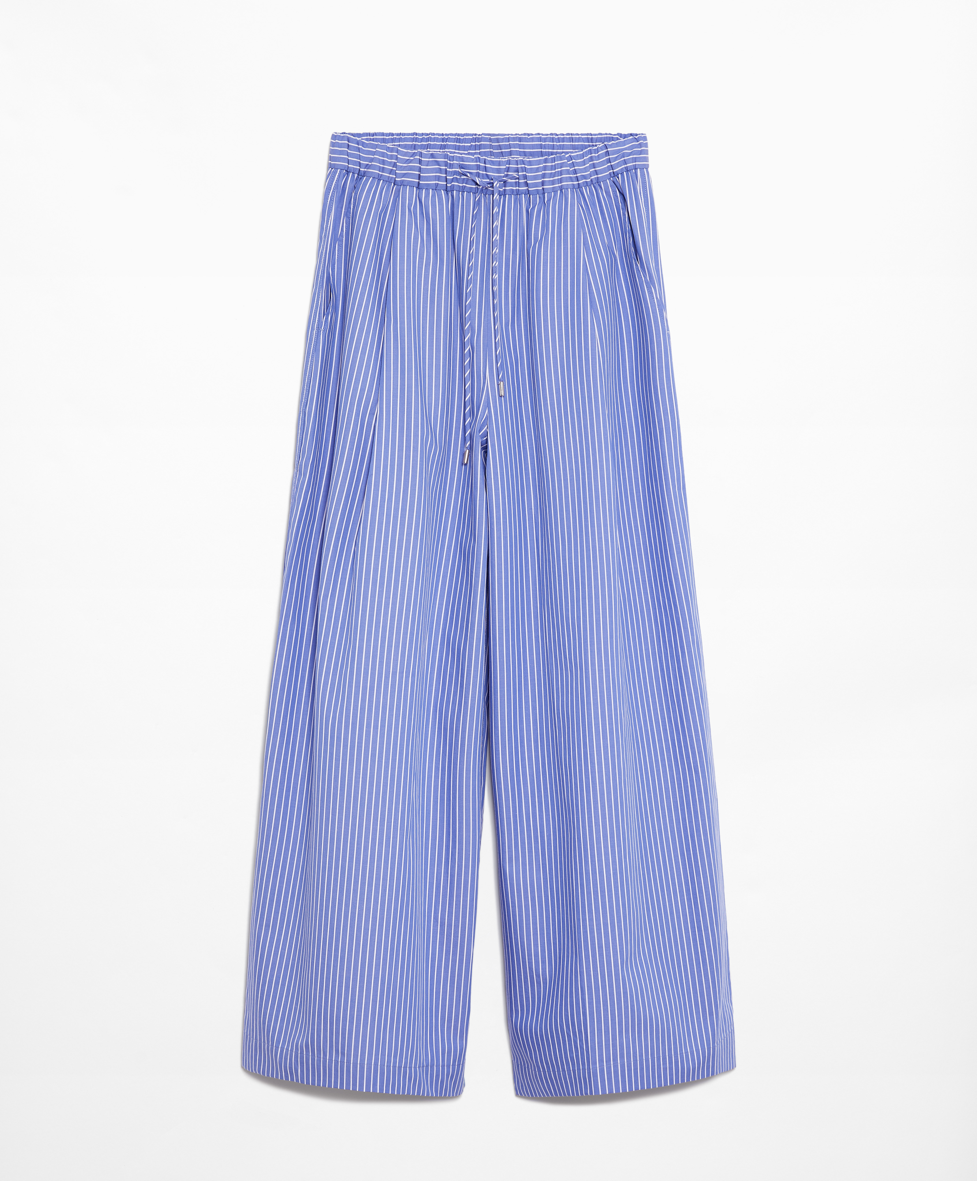 OYSHO Striped 100% cotton trousers