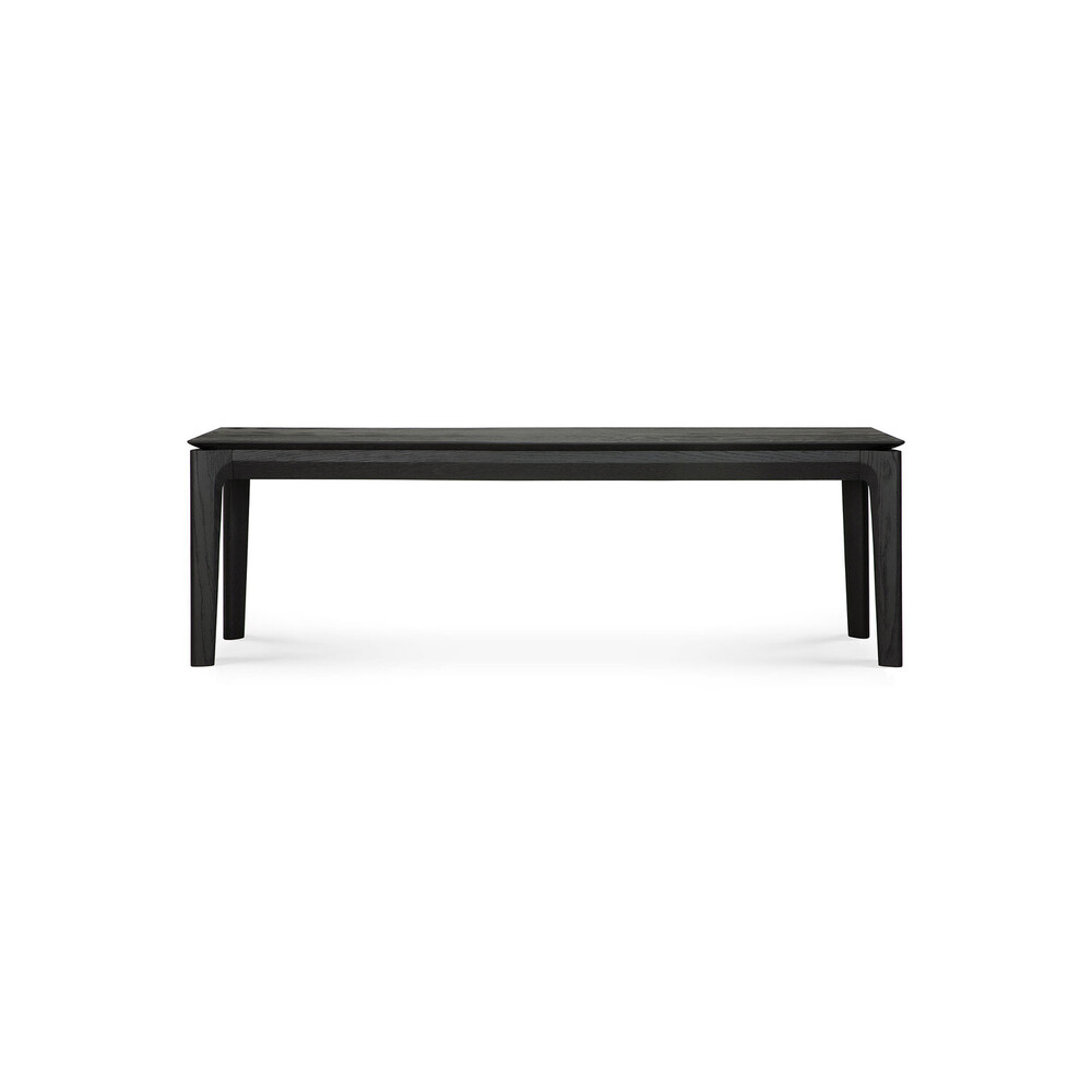 Bok bank - eiken zwart - 146cm