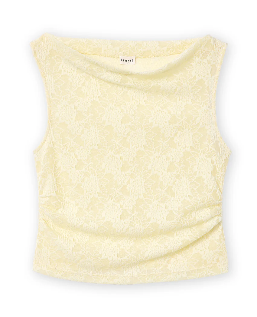 Pimkie Top sans manches effet jacquard motif fleurs