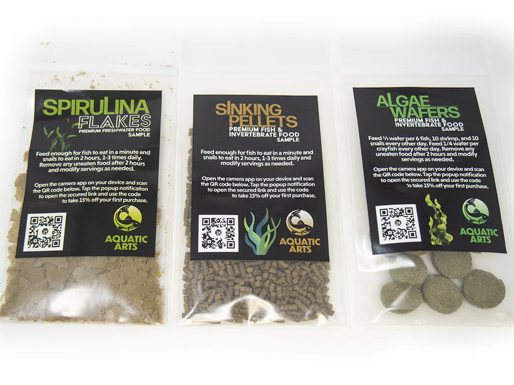 Aquatic Arts Starter Snail Food Pack