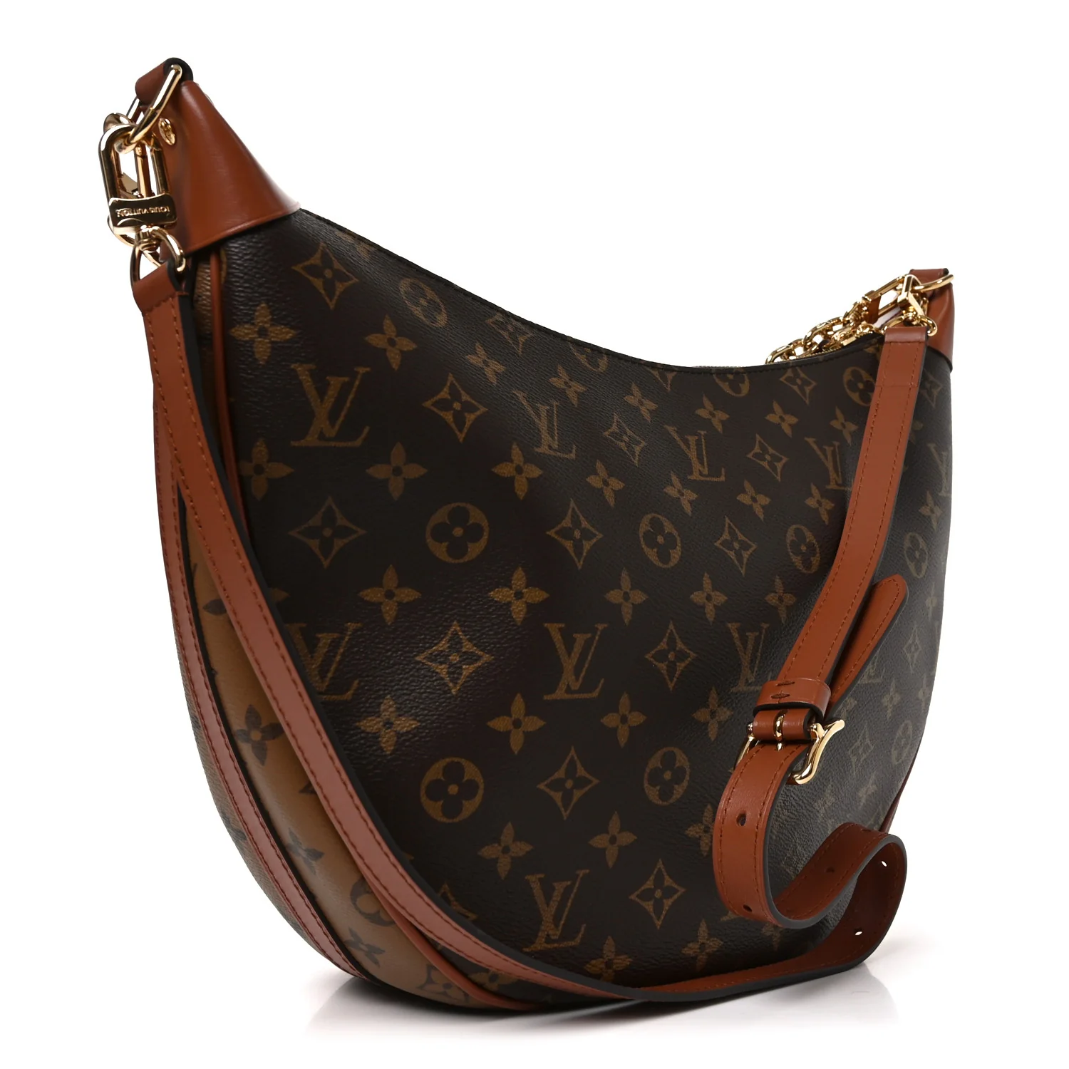 Reverse Monogram Loop Hobo - Top Club