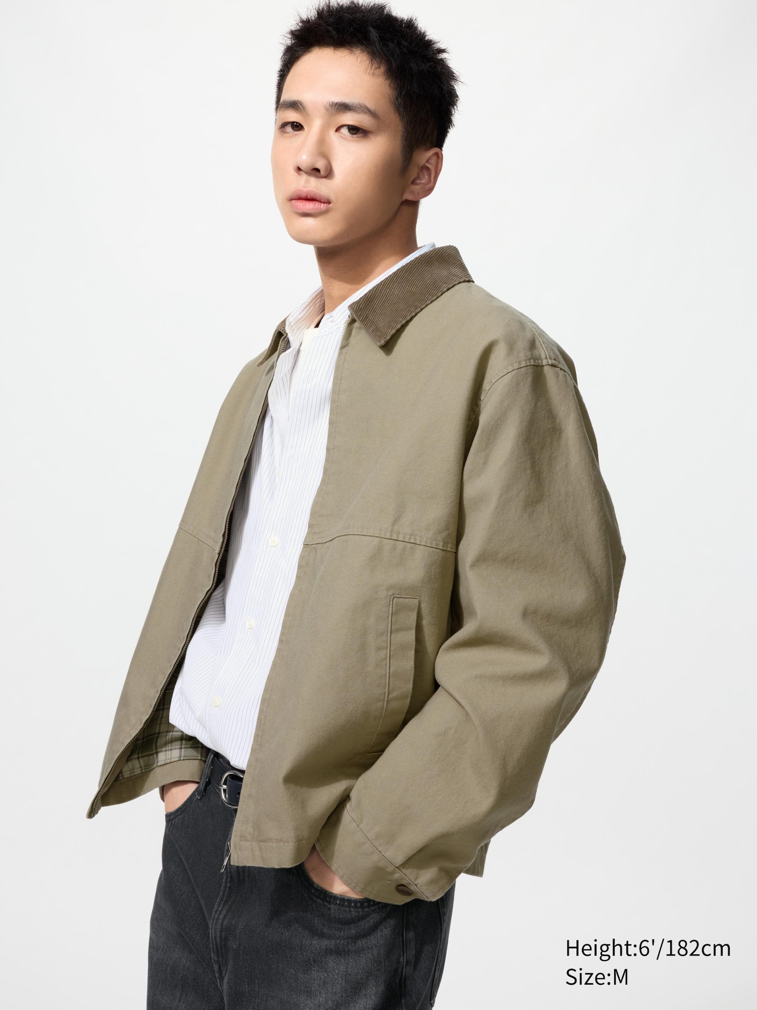 Zip-Up Short Blouson