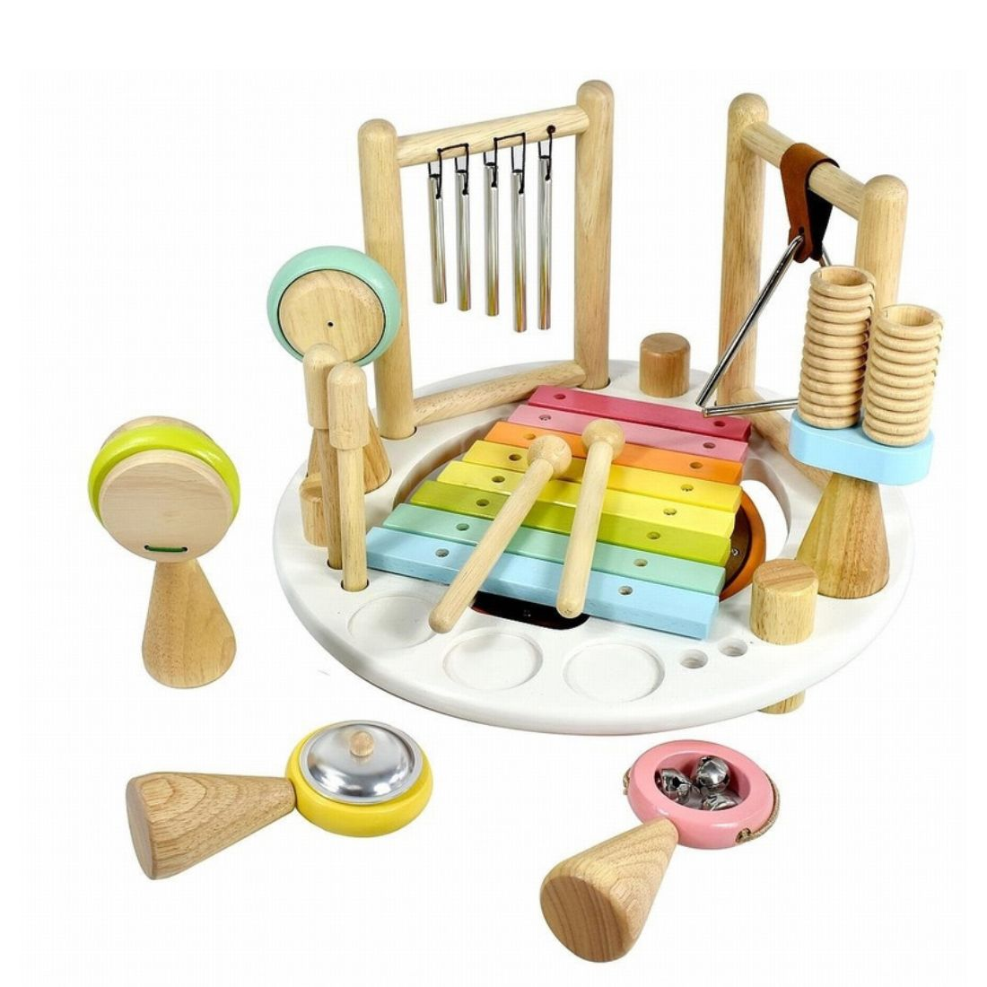 Speelgoed Muziekcenter Rond pastel