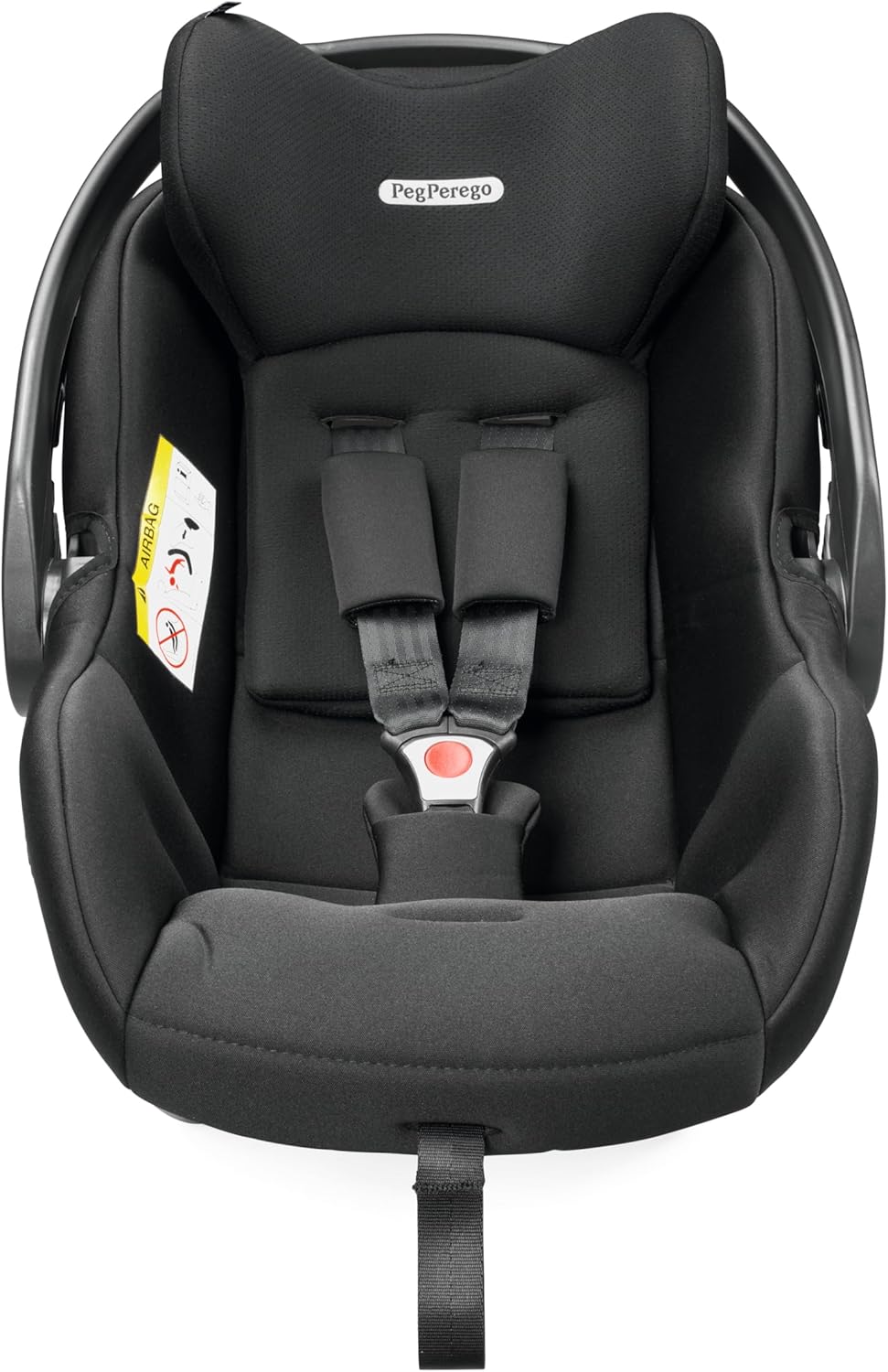 Peg Perego Primo Viaggio SLK - Seggiolino Auto Neonato ISOFIX (40-87 cm), 0-15 Mesi, 0-13 kg, Premiato nei Crash Test, Capottina UPF 50+, Seduta Imbottita, Protezioni Laterali, Onyx