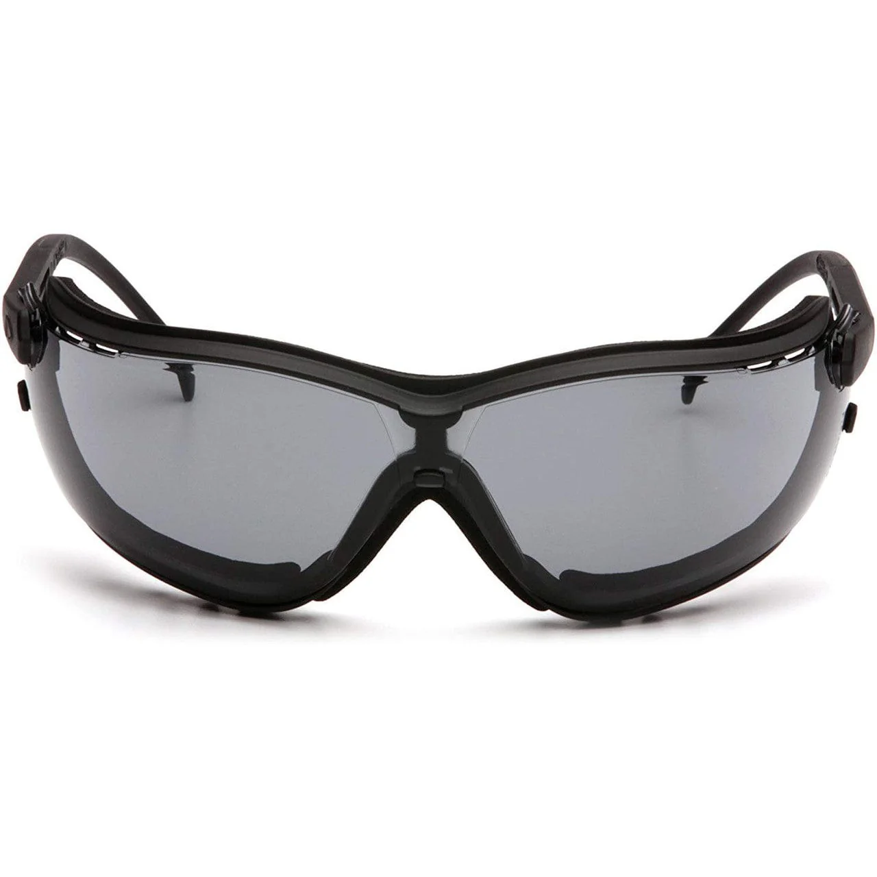 Pyramex V2G Safety Glasses/Goggles Black Frame Gray H2MAX Anti-Fog Lens - Alvarez Pro Painting LLC