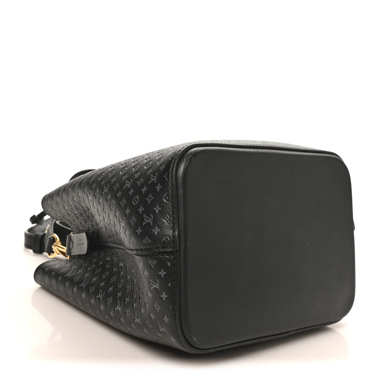 Calfskin Nanogram Embossed Neonoe BB Black - Top Club
