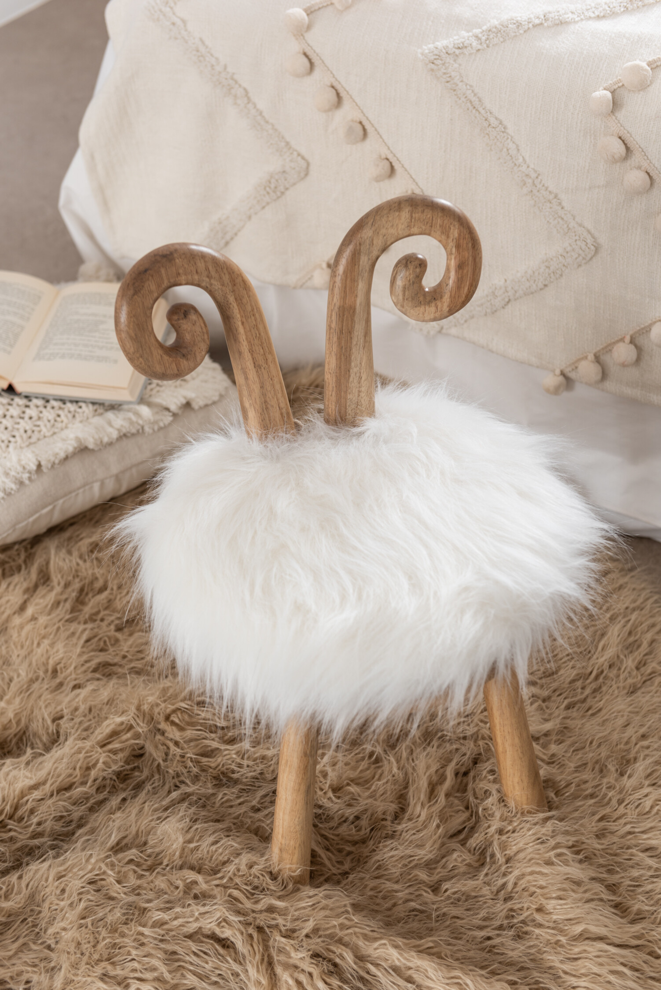 Stoel Kind Schaap Oren