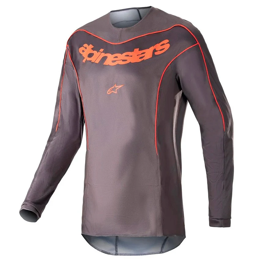 ALPINESTARS FLUID LURV 23 GRAY / RED T-SHIRT
