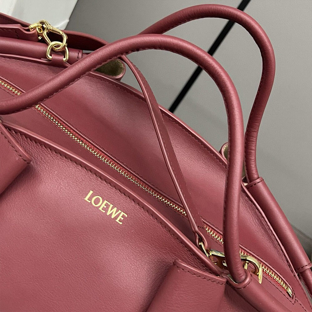 Loewe Small Paseo bag in shiny nappa calfskin(high-end grade) - Top Club