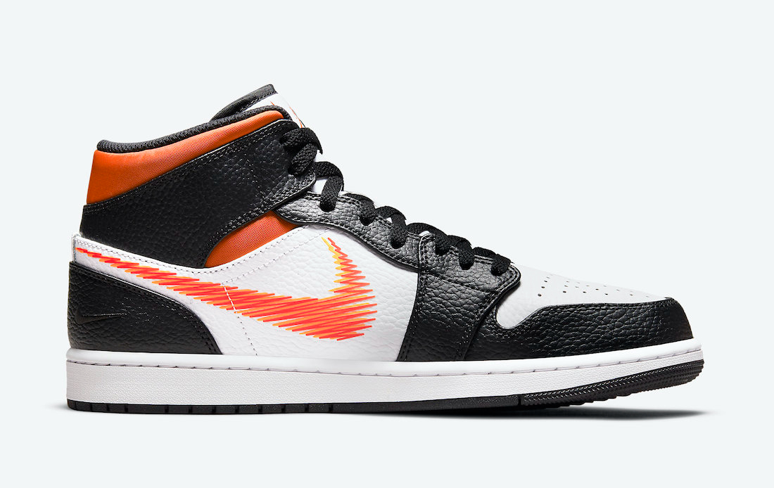 Air Jordan 1 Mid  Zig Zag Swoosh  DN4929-100 - Sneaker Replica Workshop