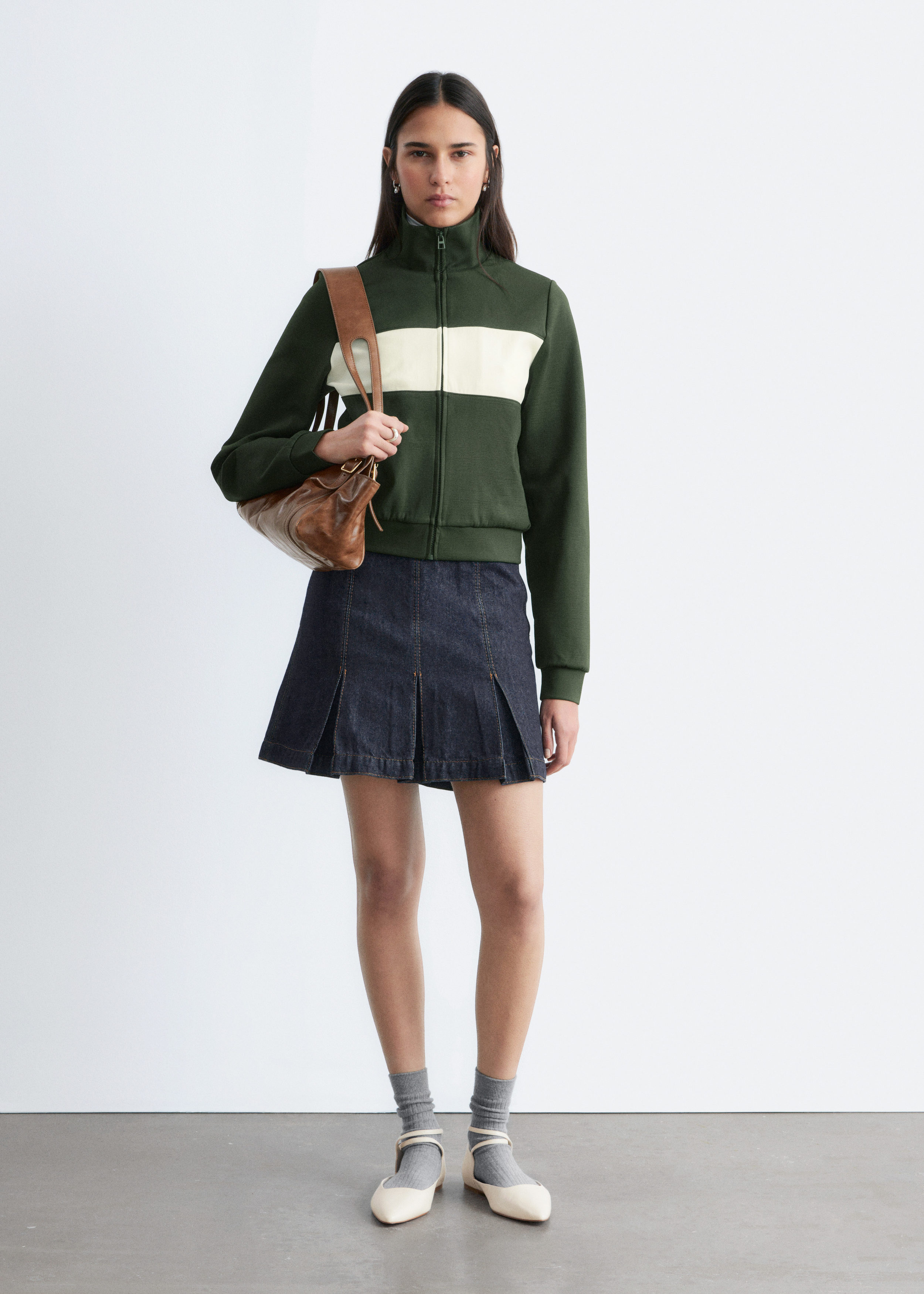 & Other Stories SCUBA ZIP-UP JACKET