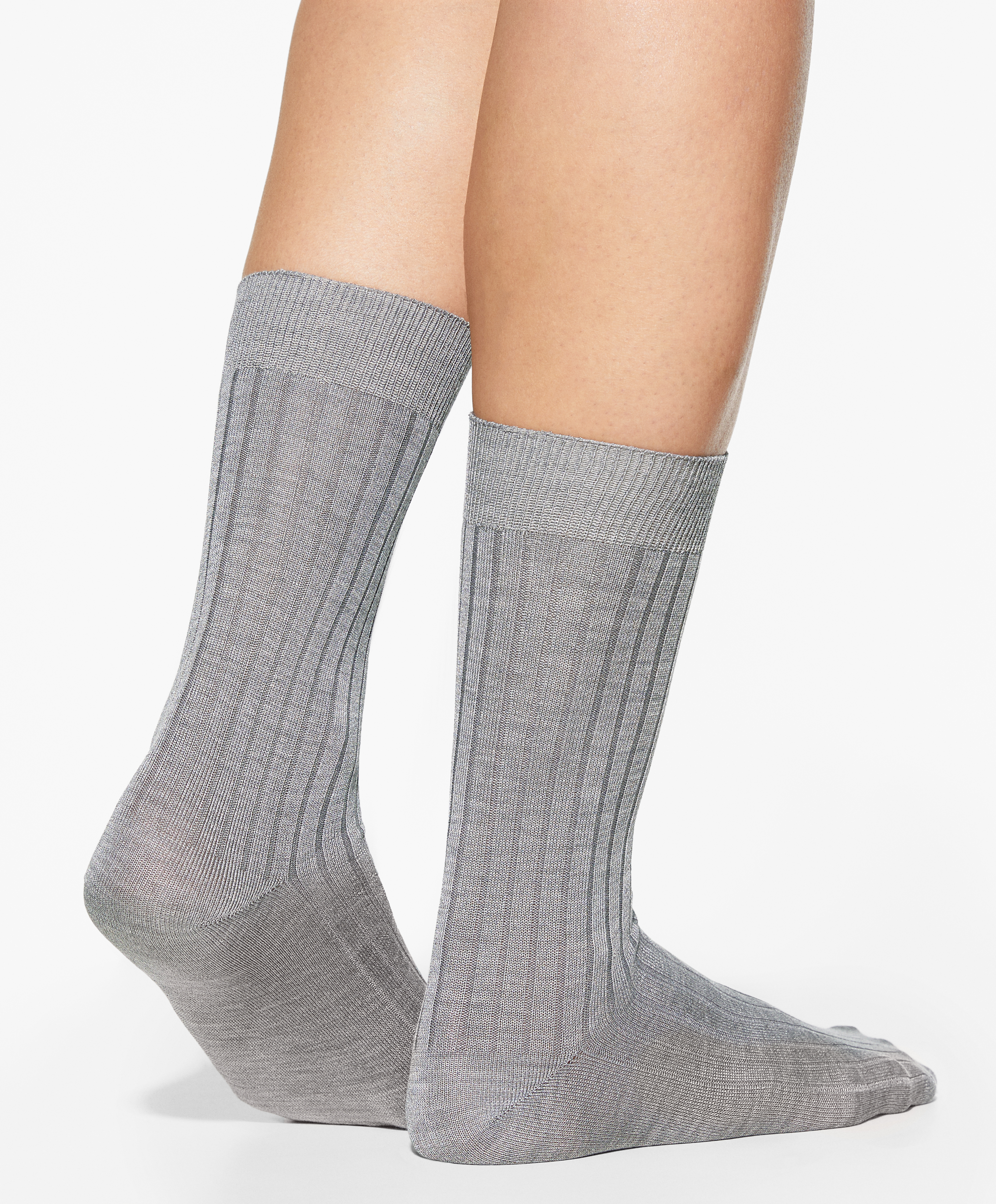 OYSHO Rib silk classic socks