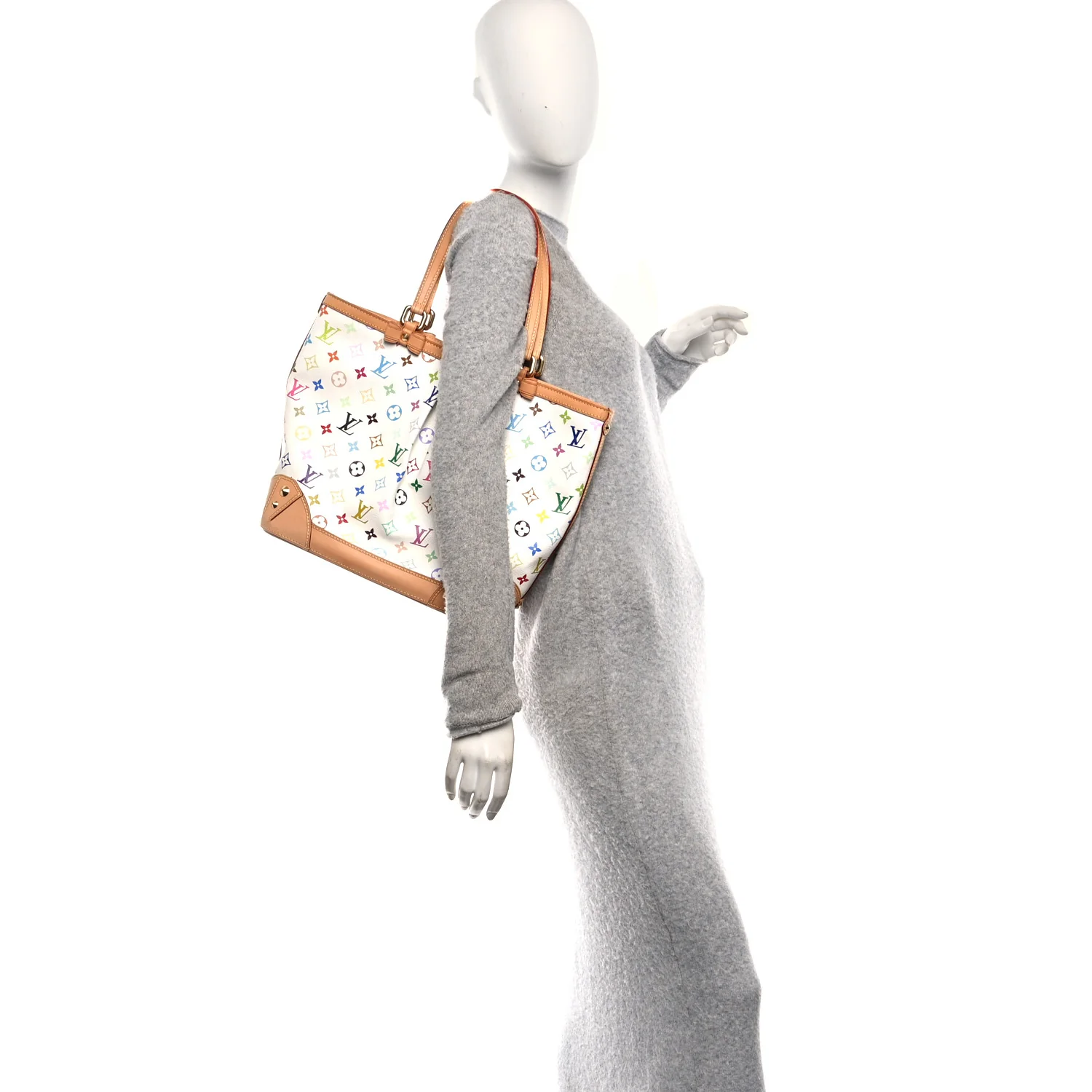 Monogram Multicolor Sharleen MM White