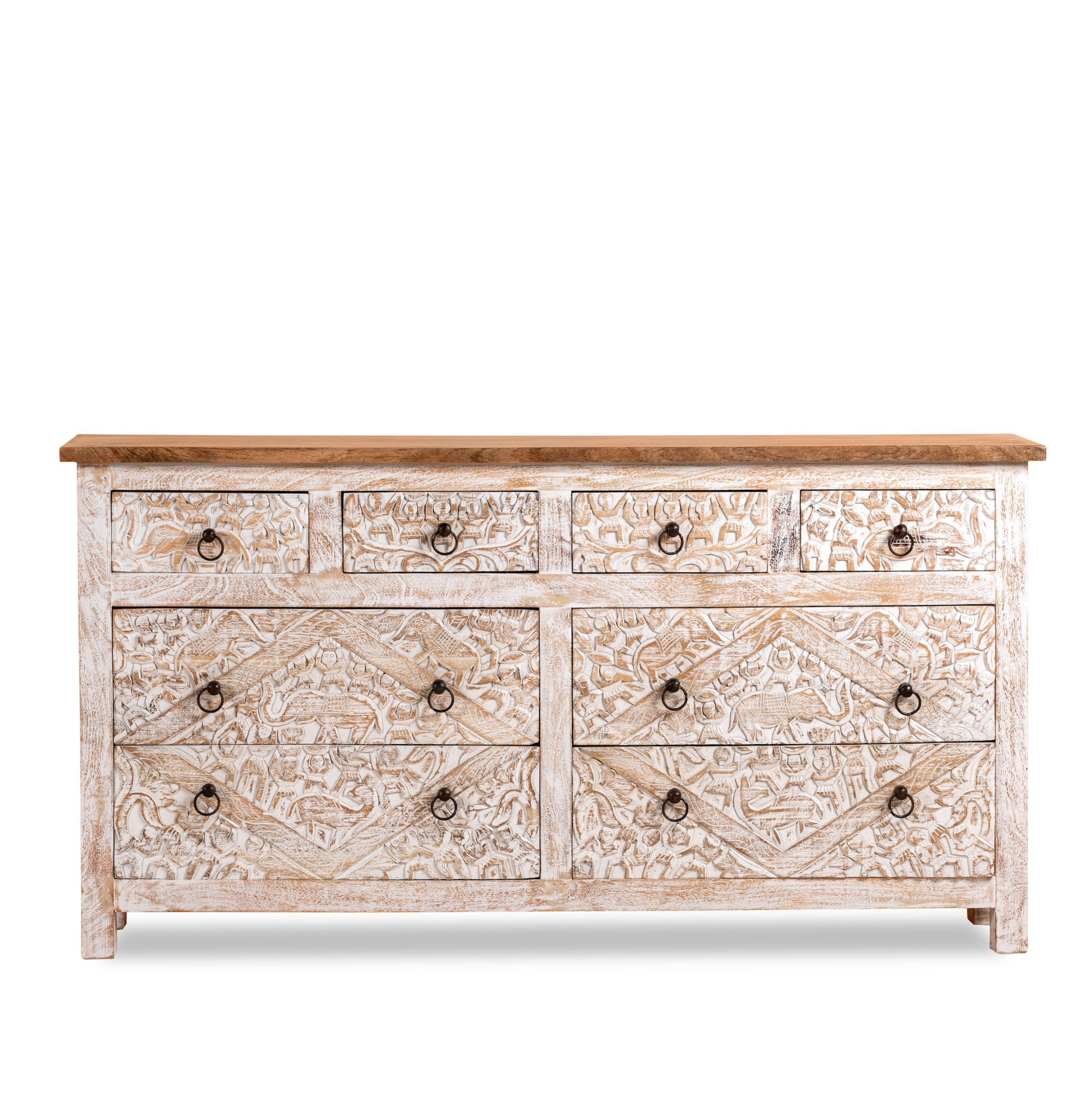 Kutiyana - Gesneden Mangohouten Dressoir