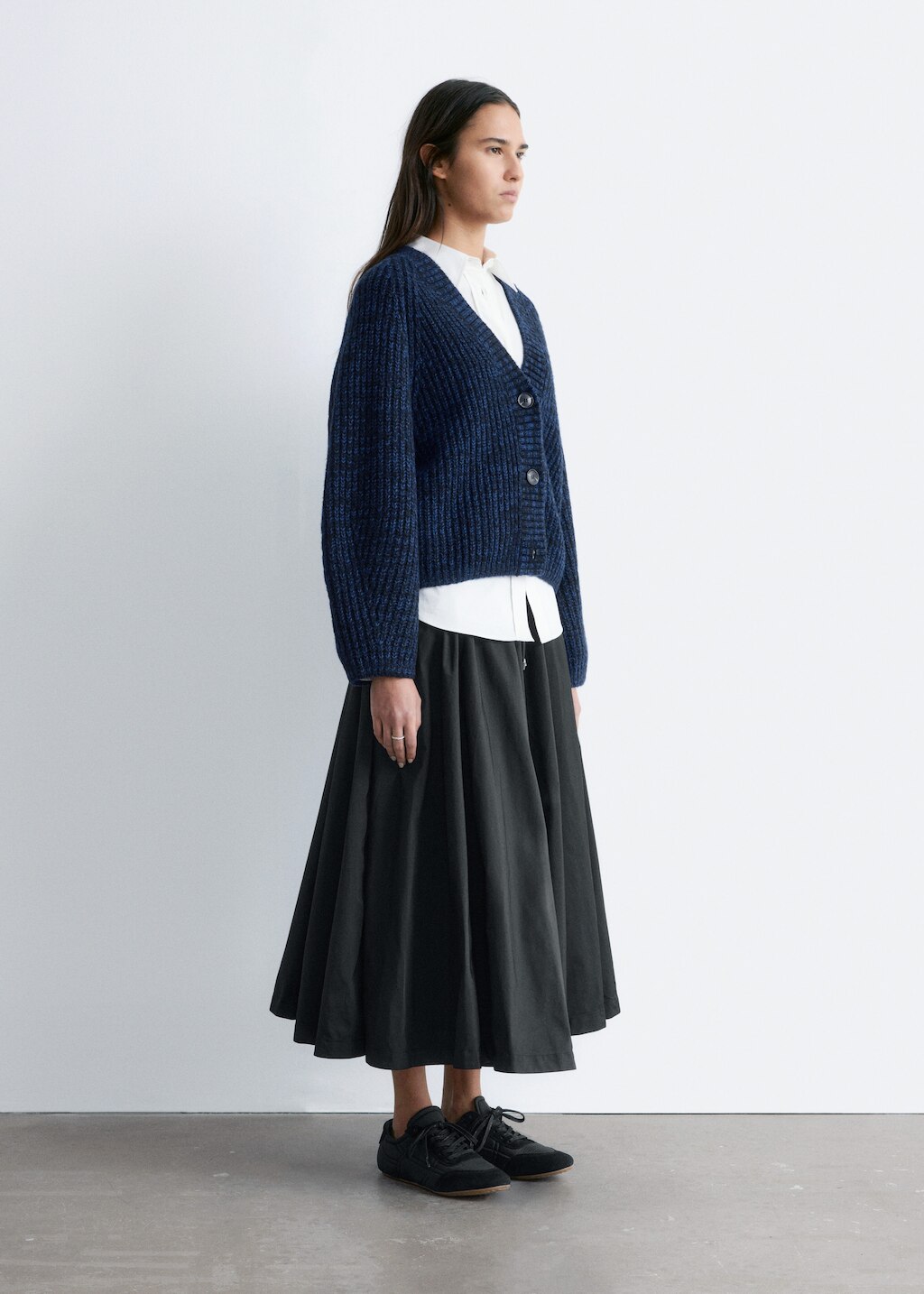 & Other Stories CHUNKY RIB-KNIT CARDIGAN