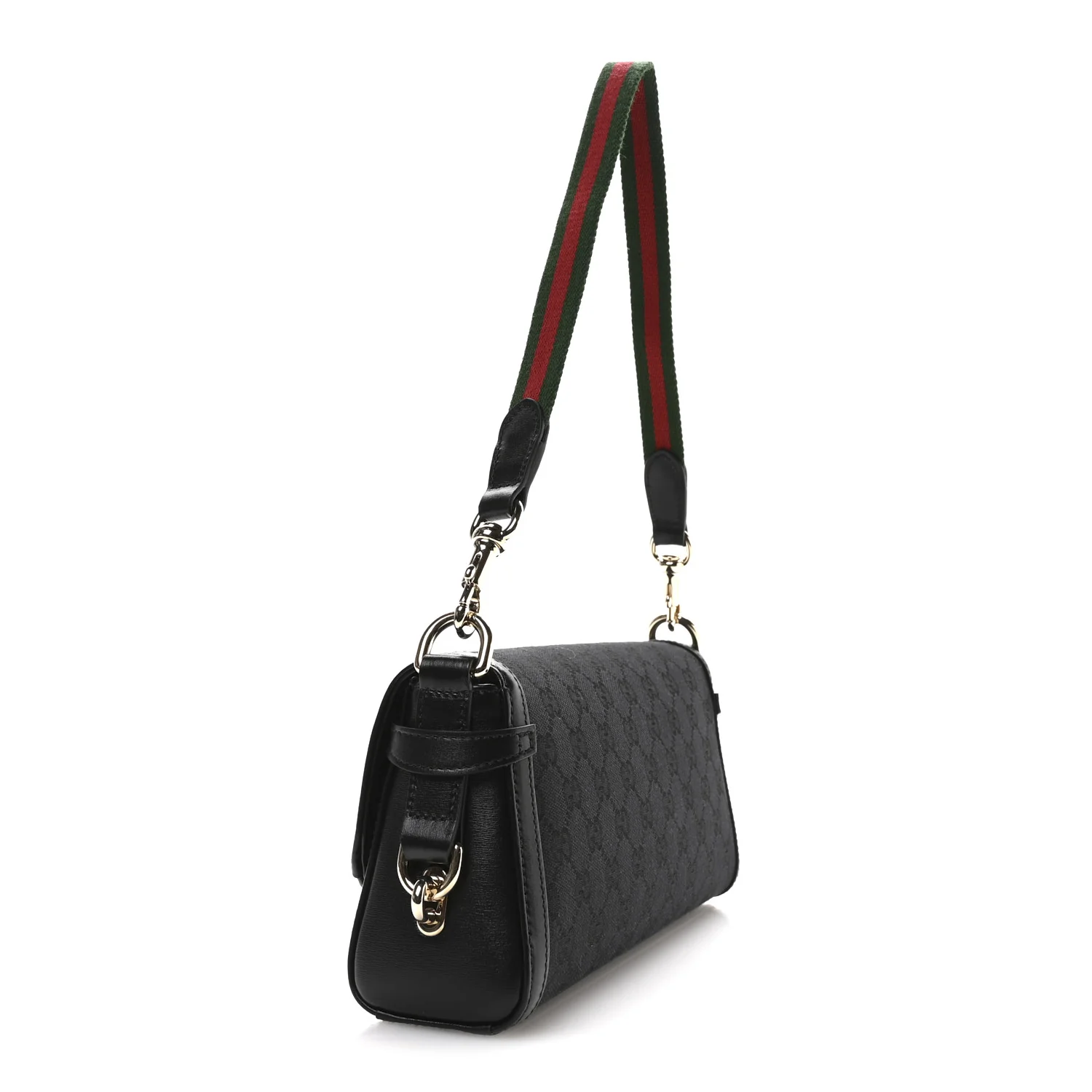 GG Monogram Small Luce Shoulder Bag Black - Top Club