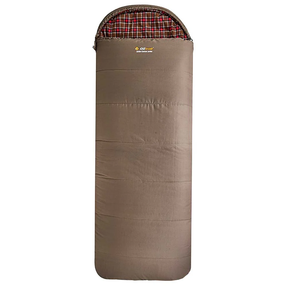 OZtrail JUMBO HOODED -2o Baumwolltuch - Saco de dormir alpino