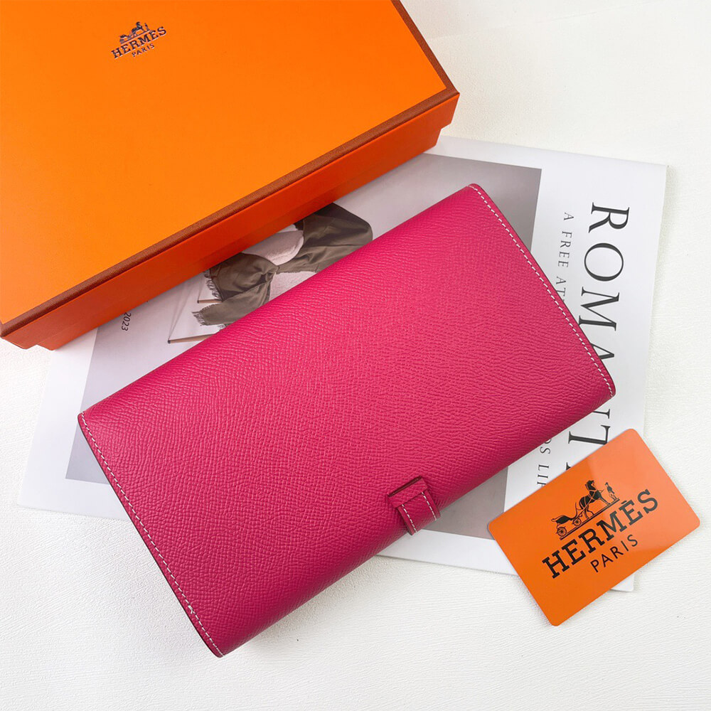 HERMES New H Passant Toutenmain wallet(HIGH-END GRADE) - Top Club