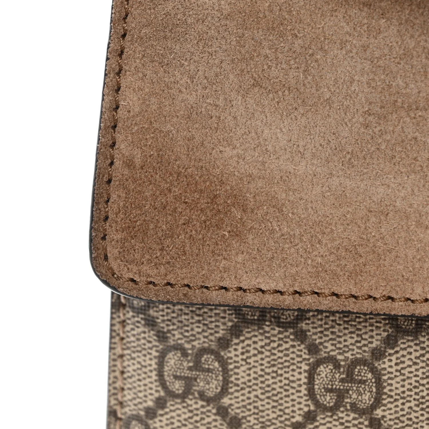 GG Supreme Monogram Small Dionysus Shoulder Bag Taupe - Top Club