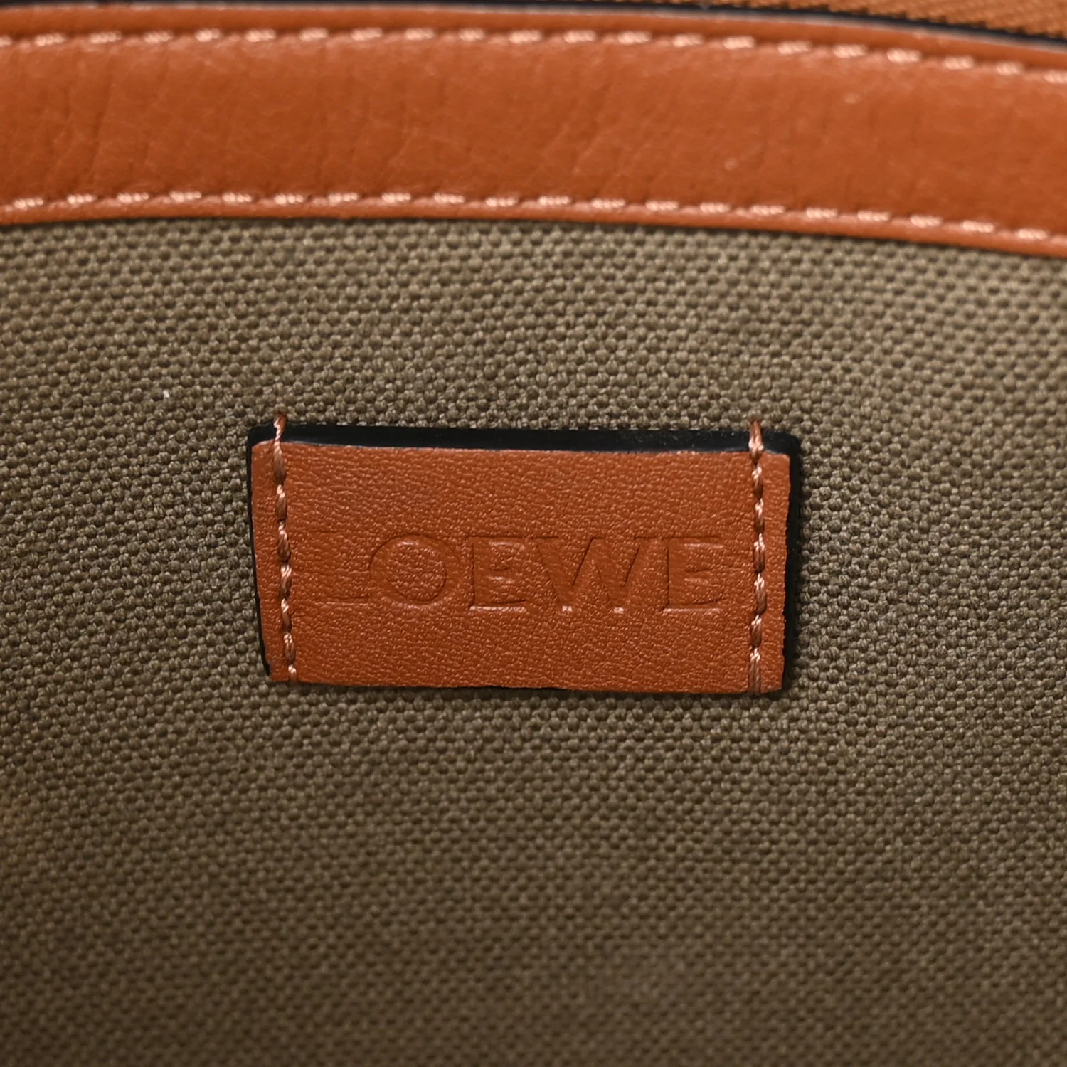 Jacquard Anagram Calfskin Buckle Tote Green - Top Club