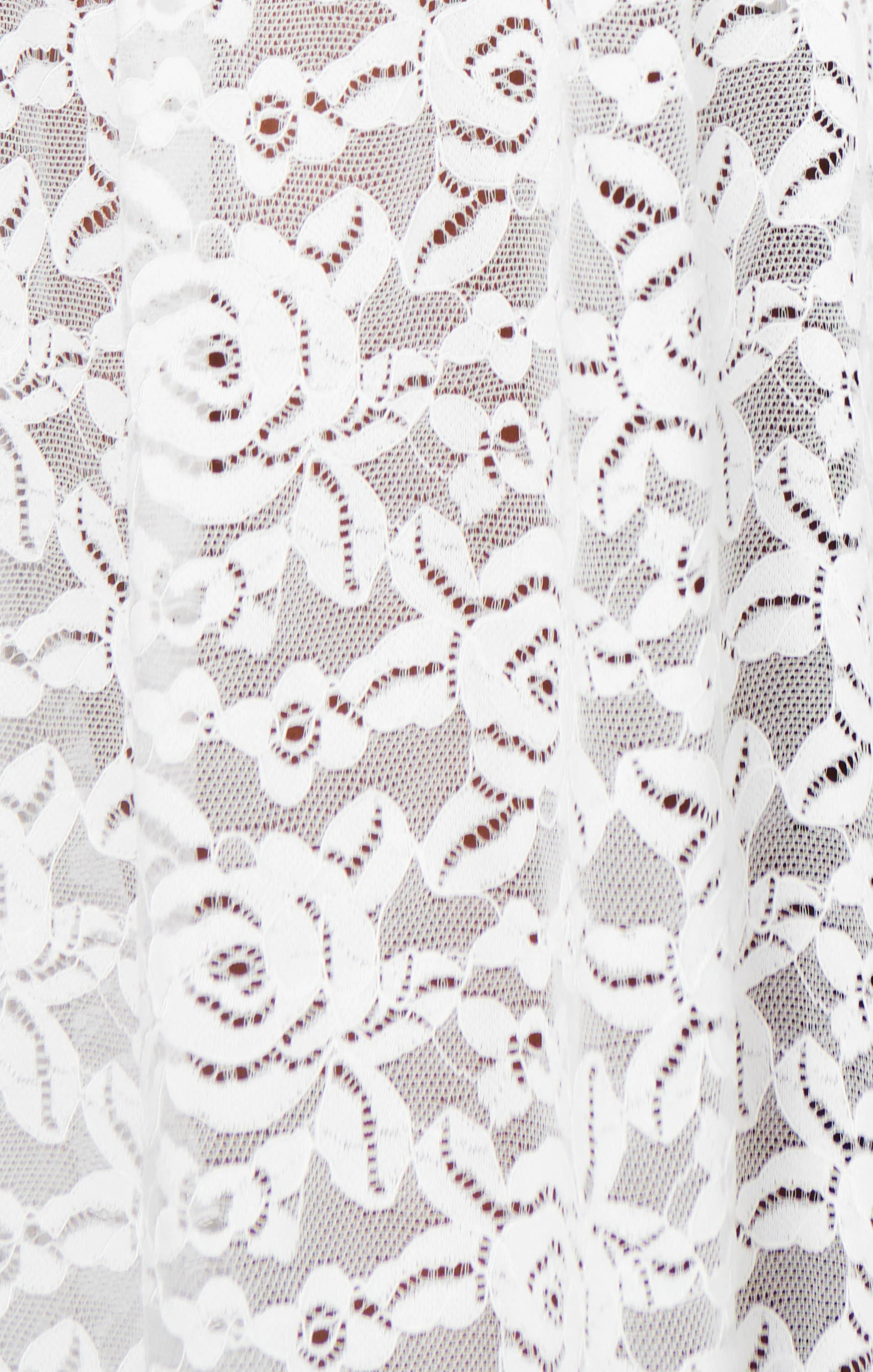 Diana Drop Waist Dress ~ White Lovely Lace